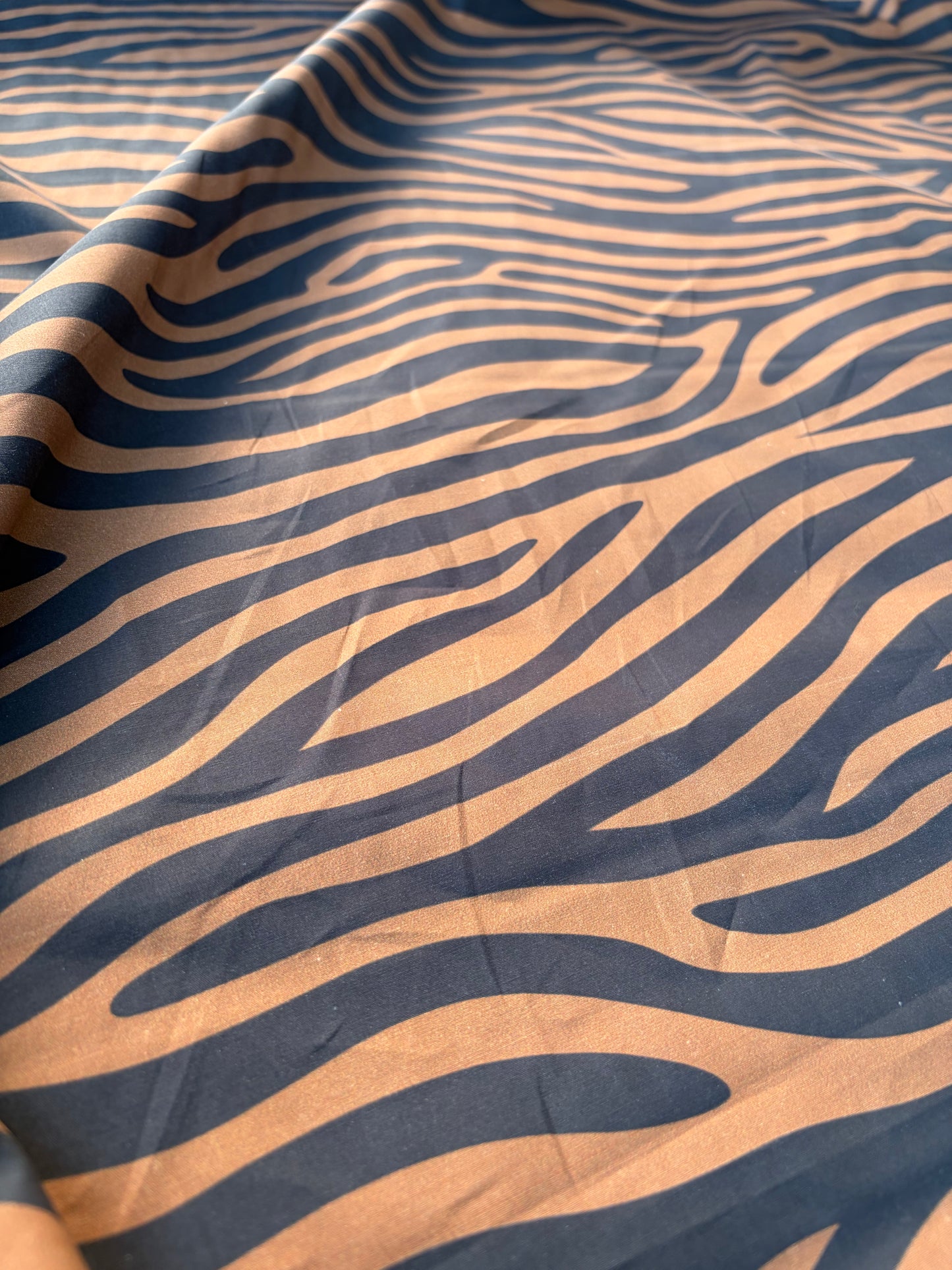 TINO 005 cotton poplin stretch zebra print