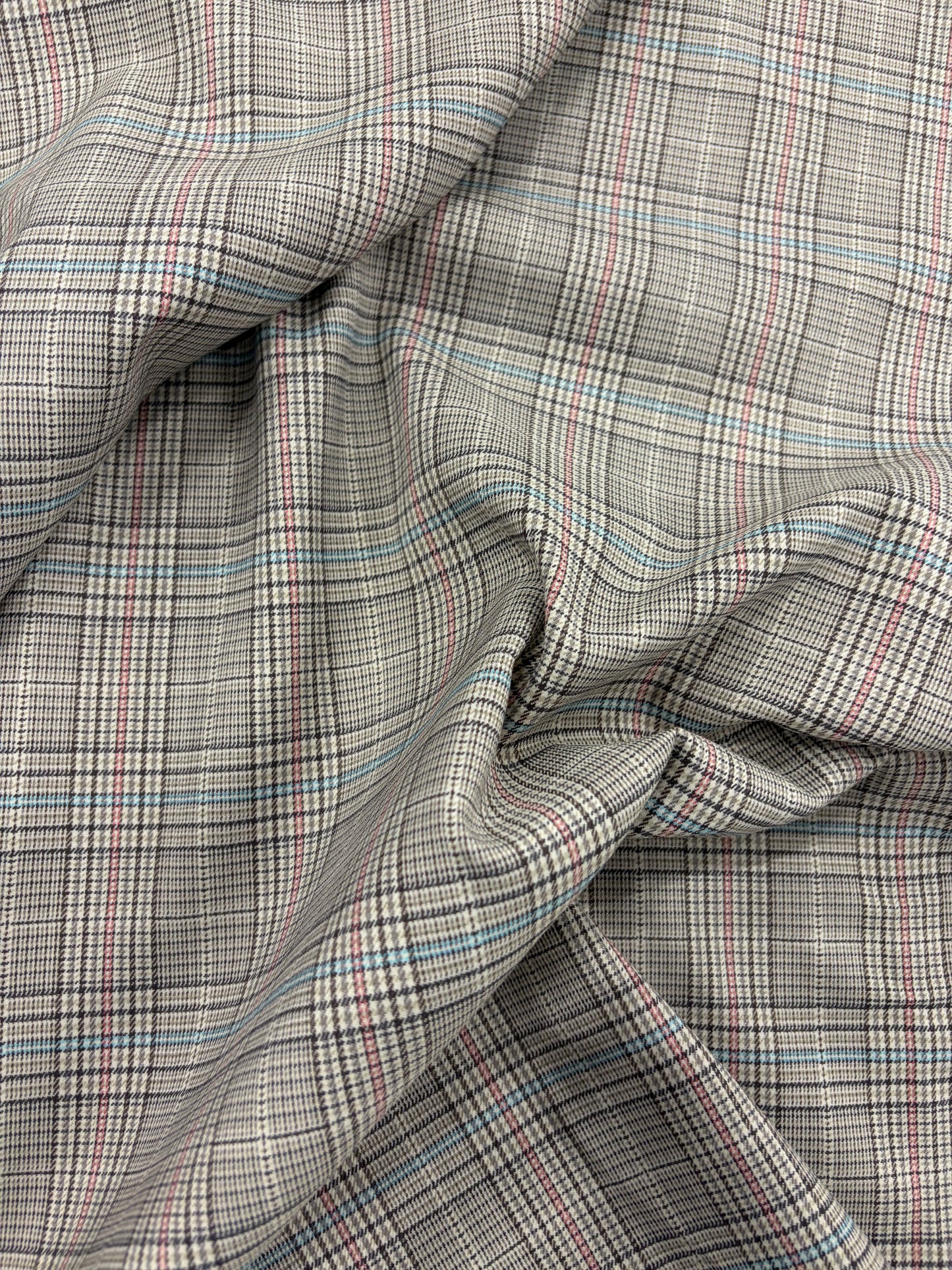 RHINO 030 classical Prince of Wales checkered stretch fabric