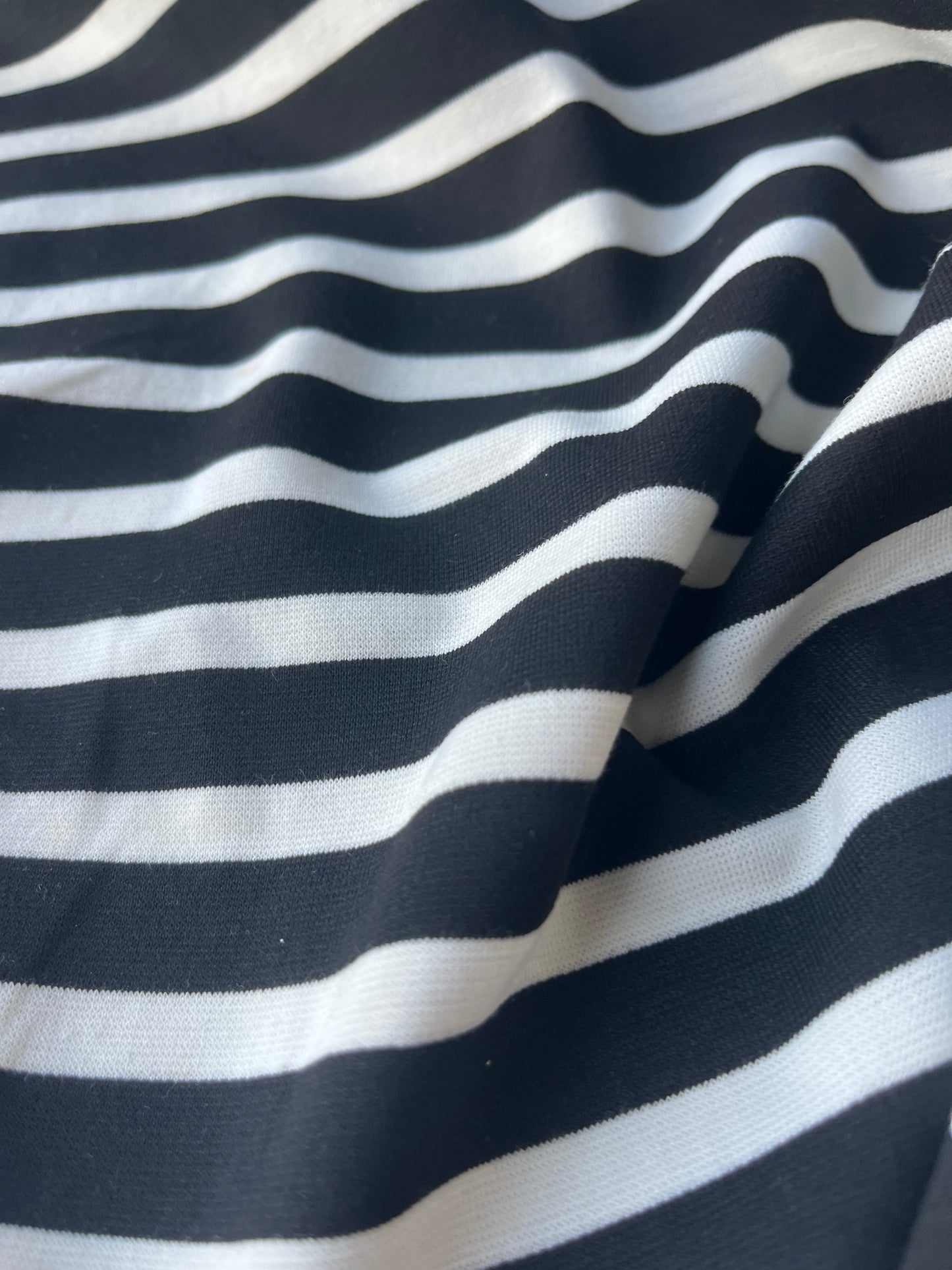 ATHENA 006 Punto di Roma viscose stripes black/white