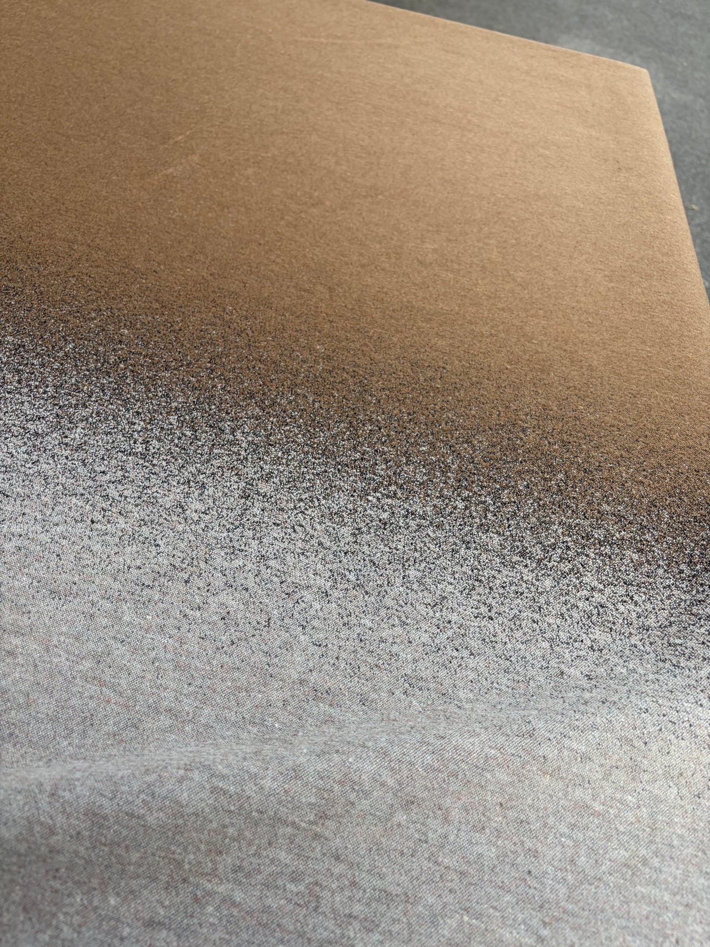 WILD WOOL 011 cognac coloured shetland wool tweed