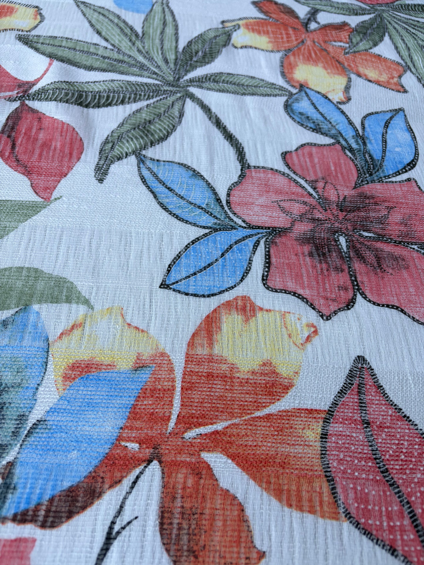 TINO 020 cotton gaze stripes printed