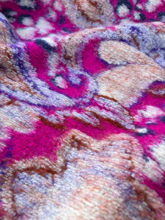 WILD WOOL 027 fuchsia cashemere heavy boiled wool