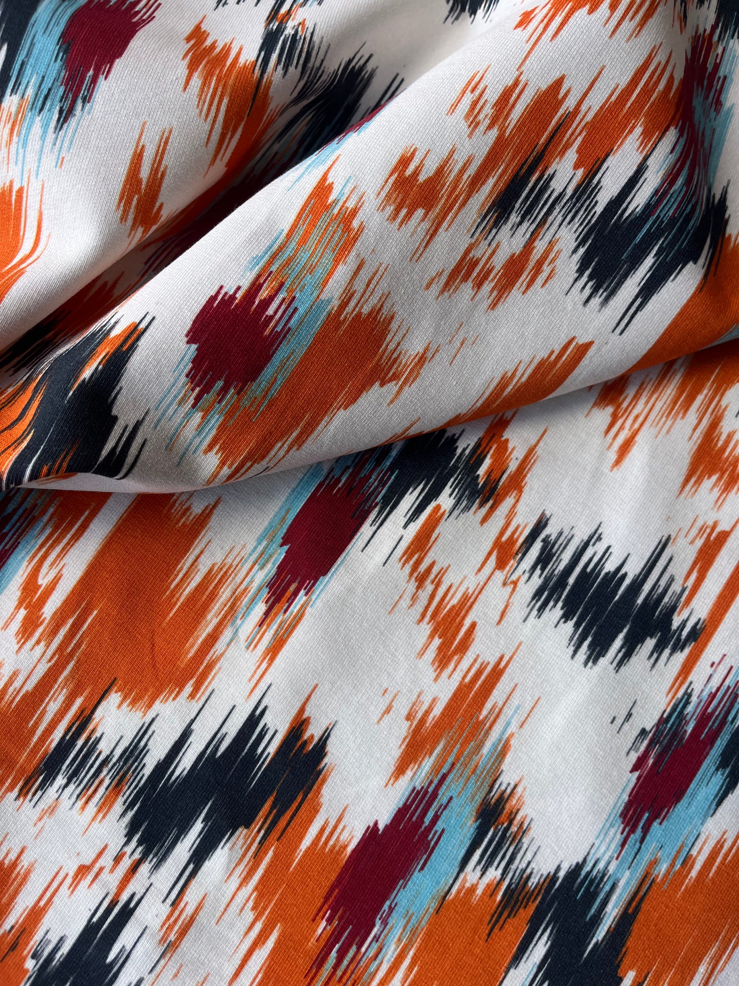 ATHENA 024 Felpa/jogging ikat effect orange/charcoal