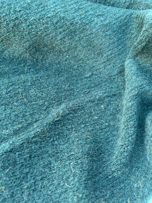 WILD WOOL 032 dark green boiled wool