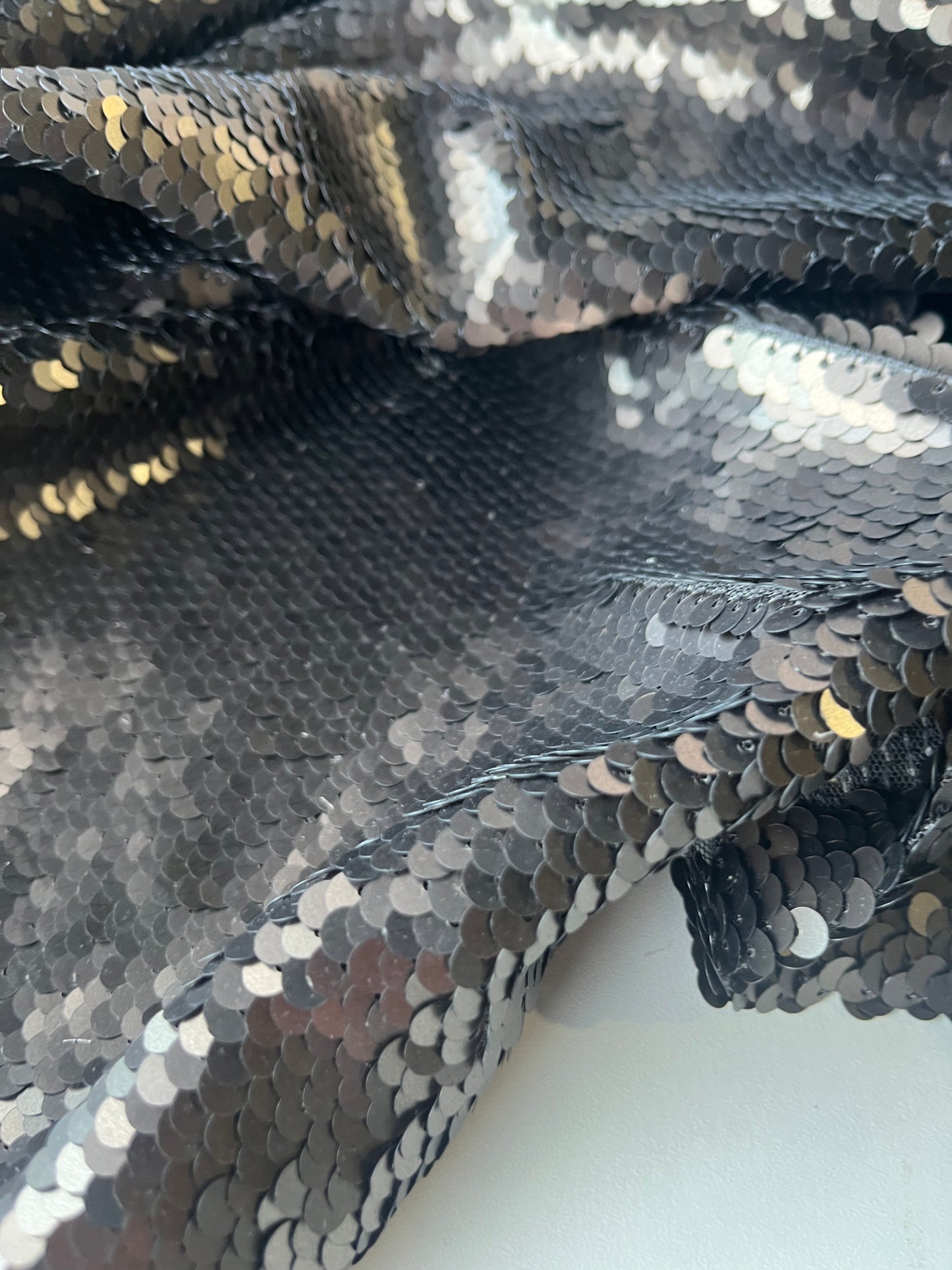 ATHENA 036 Jersey mesh dull sequins grey