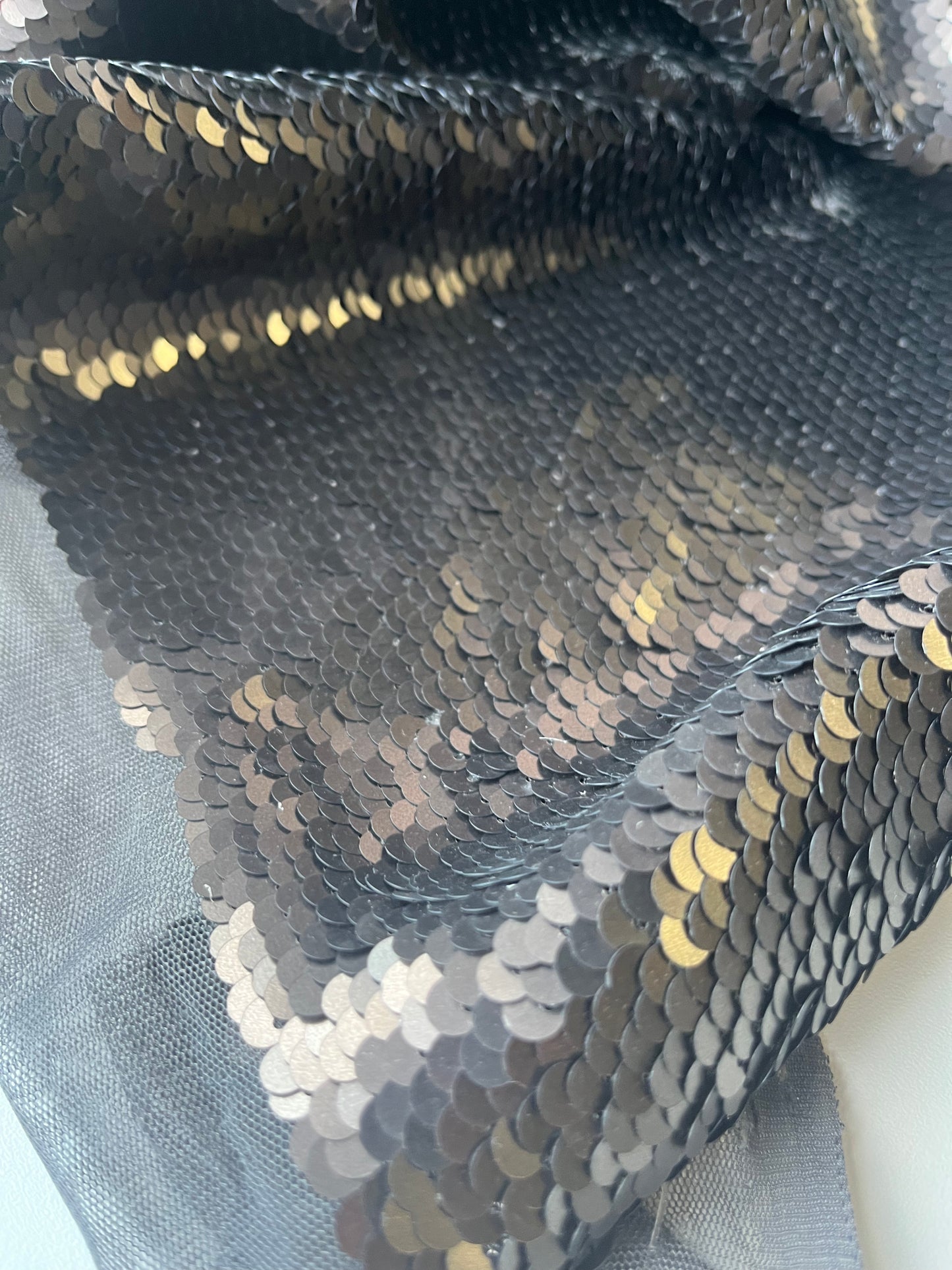 ATHENA 036 Jersey mesh dull sequins grey