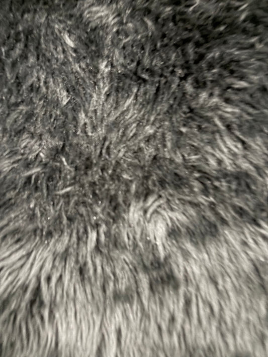 WONKA 008 black hairy fabric