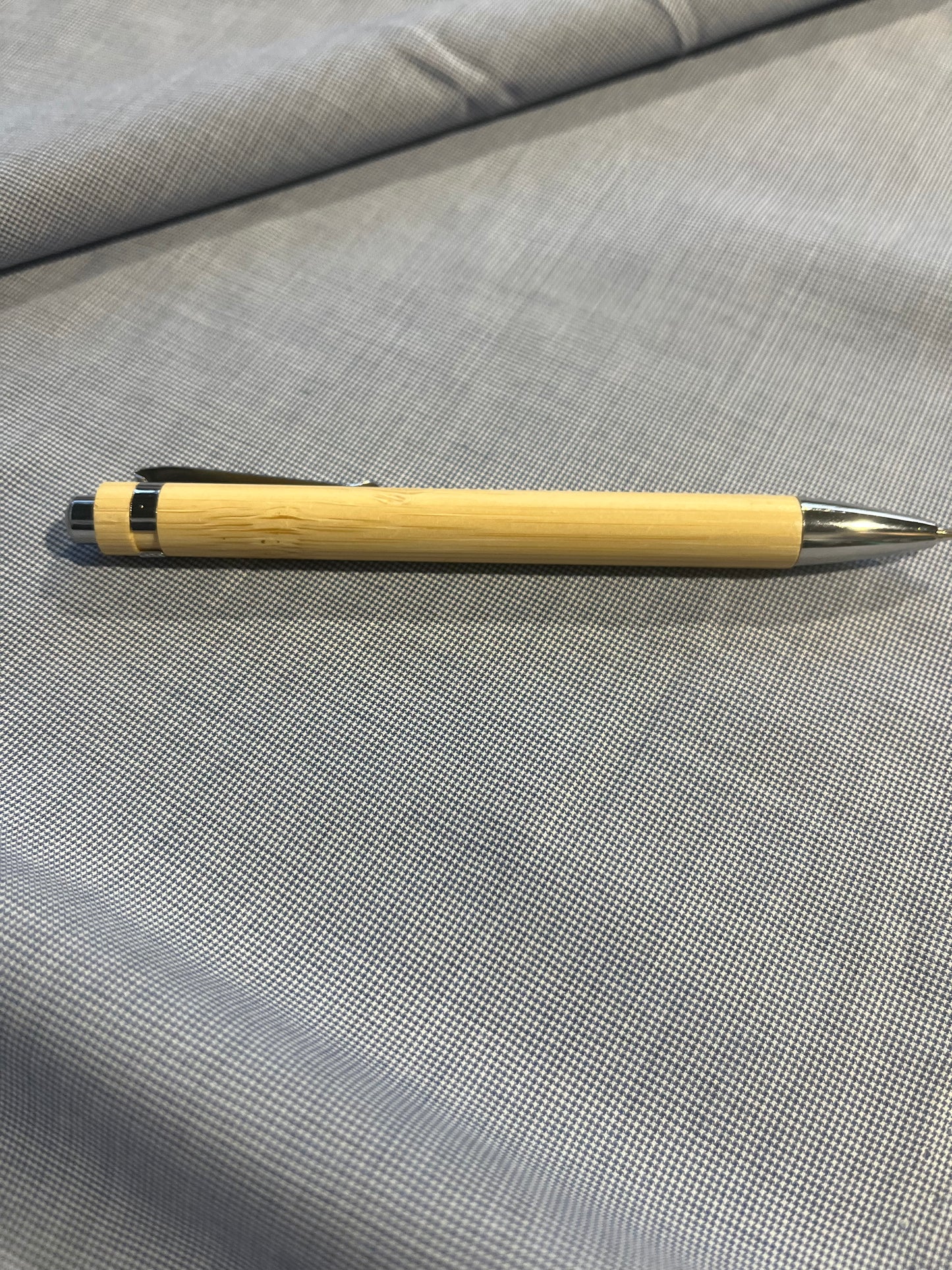 XII 051 Canclini cotton micro check blue/white