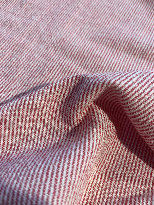 XII 057 Canclini oxford stripe red/indigo