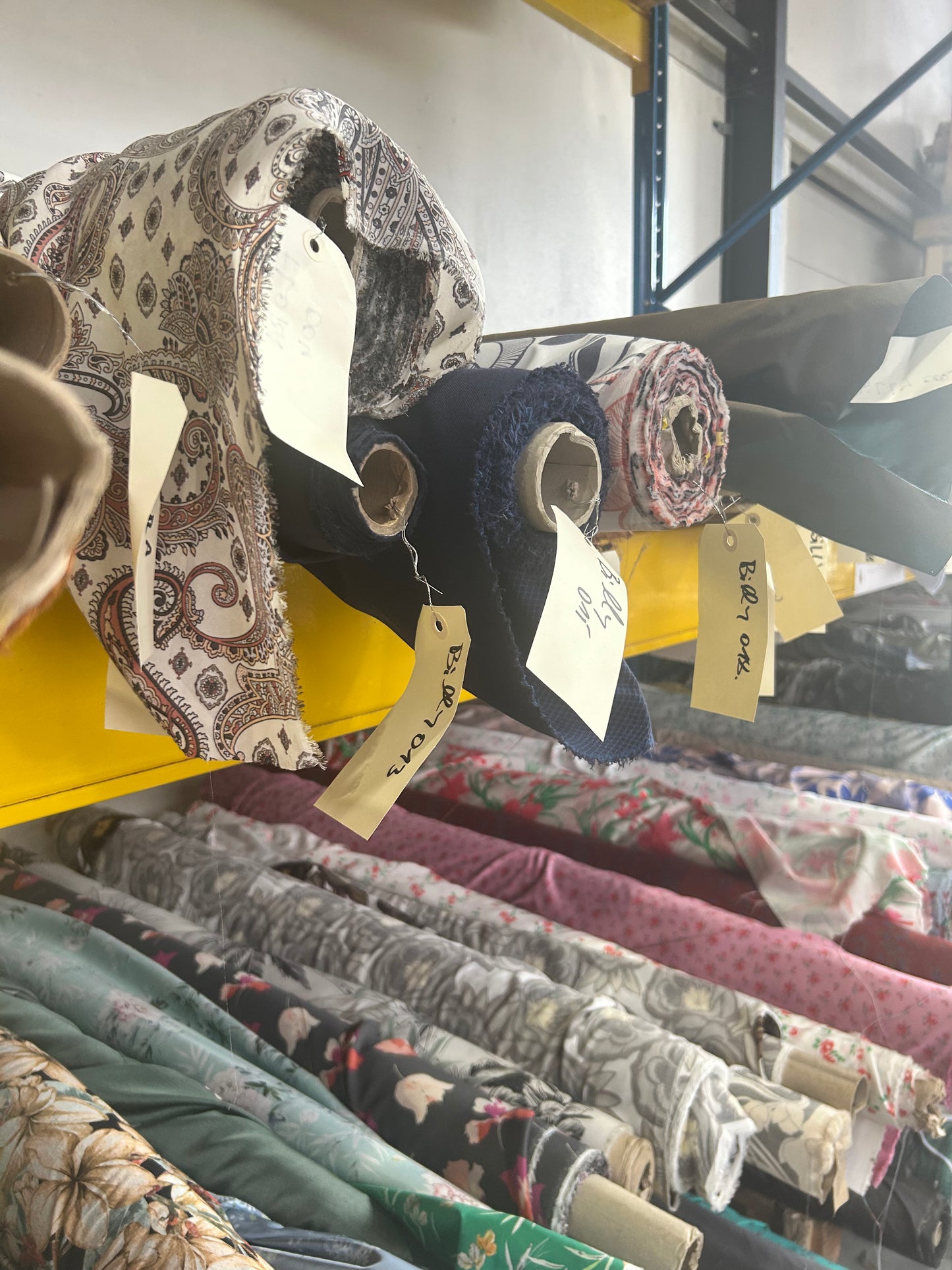 GROUP VISIT AT WASTED FABRICS WAREHOUSE