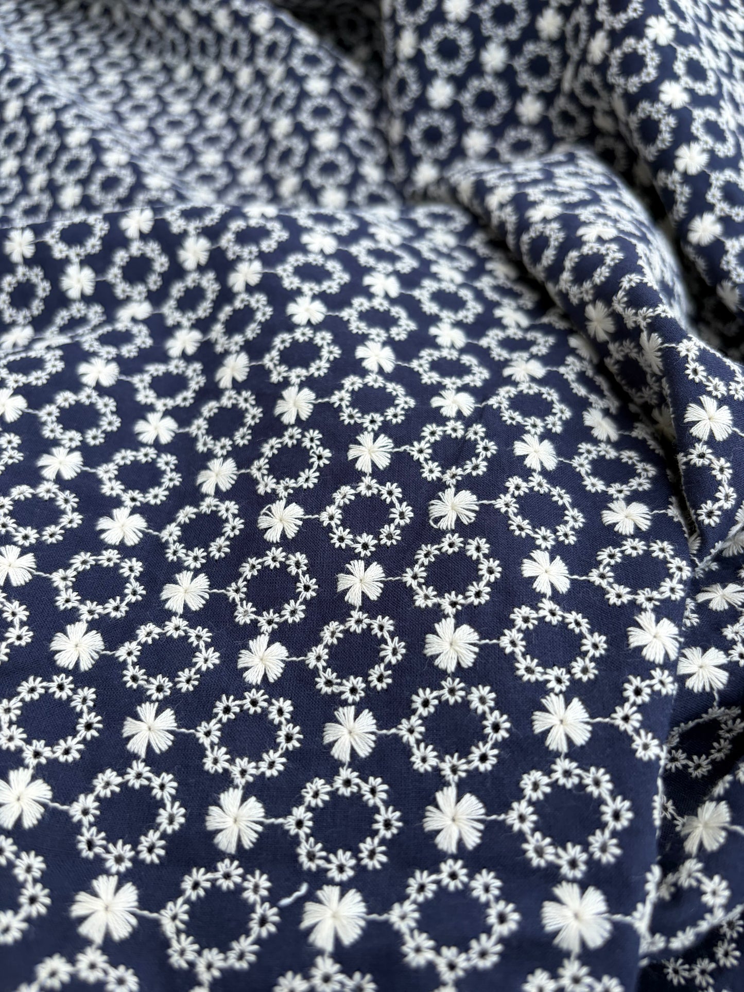 B.ROSE 010 cotton with embroidery