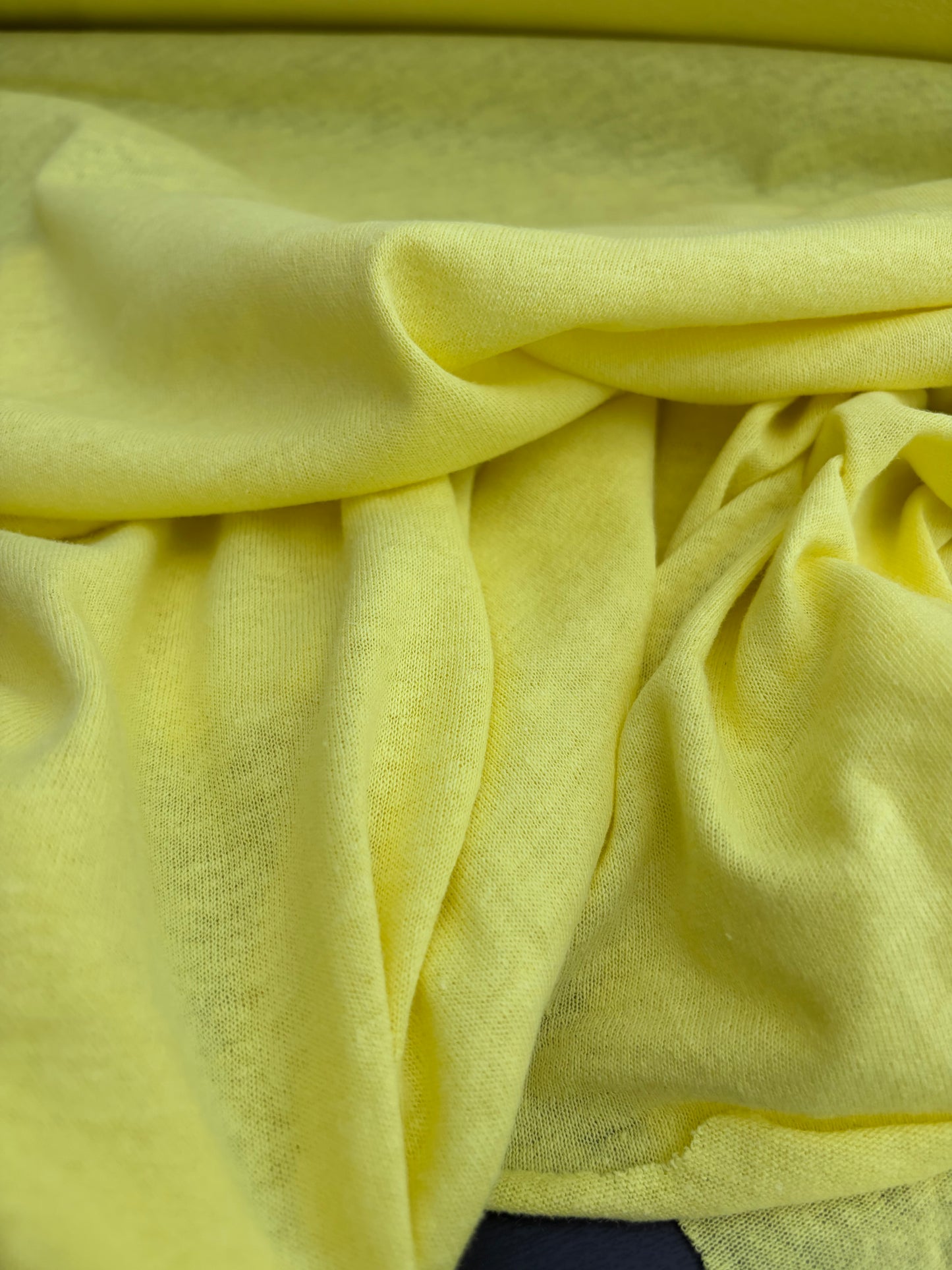 B.ROSE 012 linen jersey bright yellow
