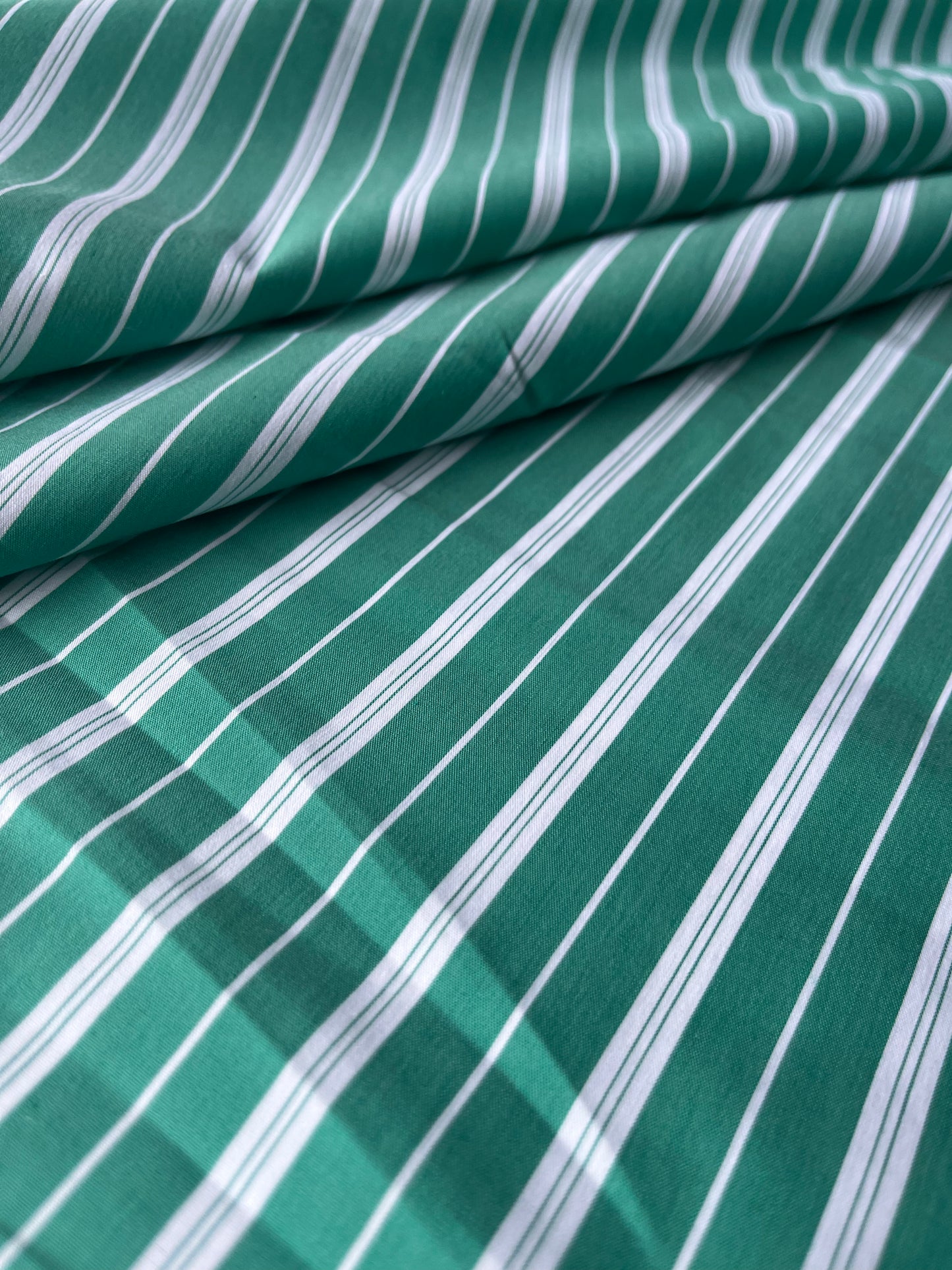 JUNO 027 poplin stretch balanced stripe