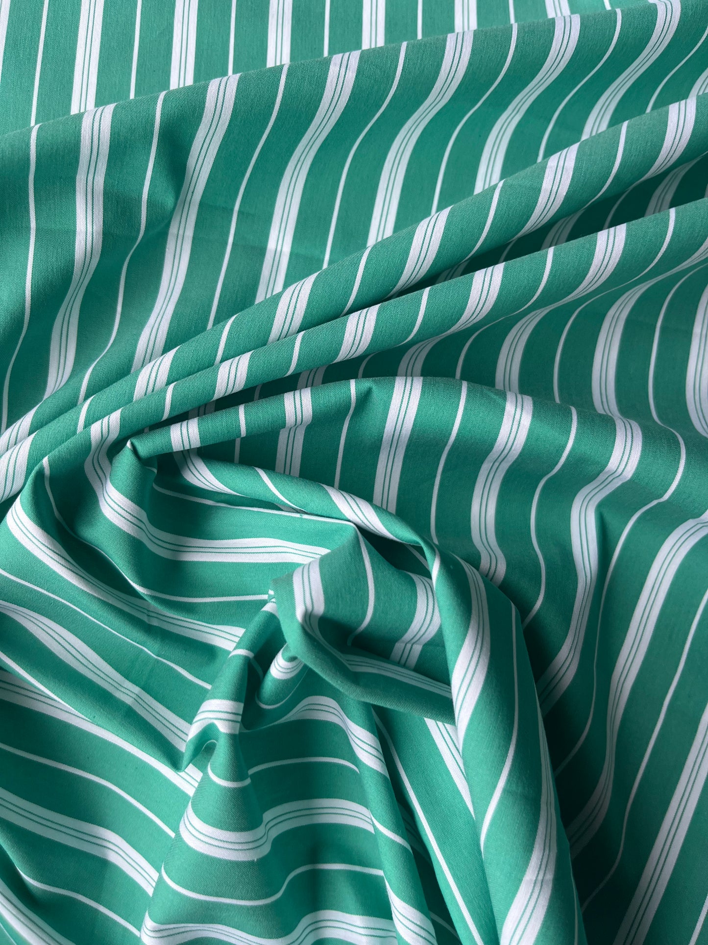 JUNO 027 poplin stretch balanced stripe