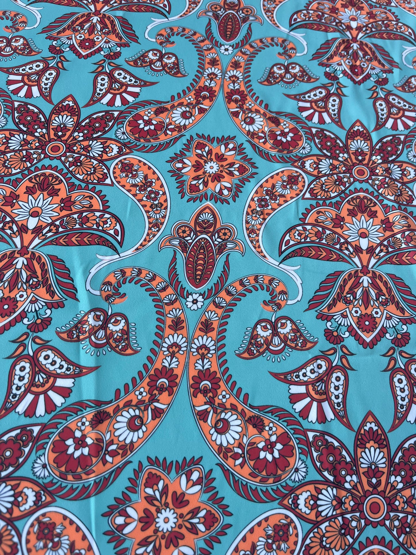 JUNO 048 silky satin vintage paisley digital
