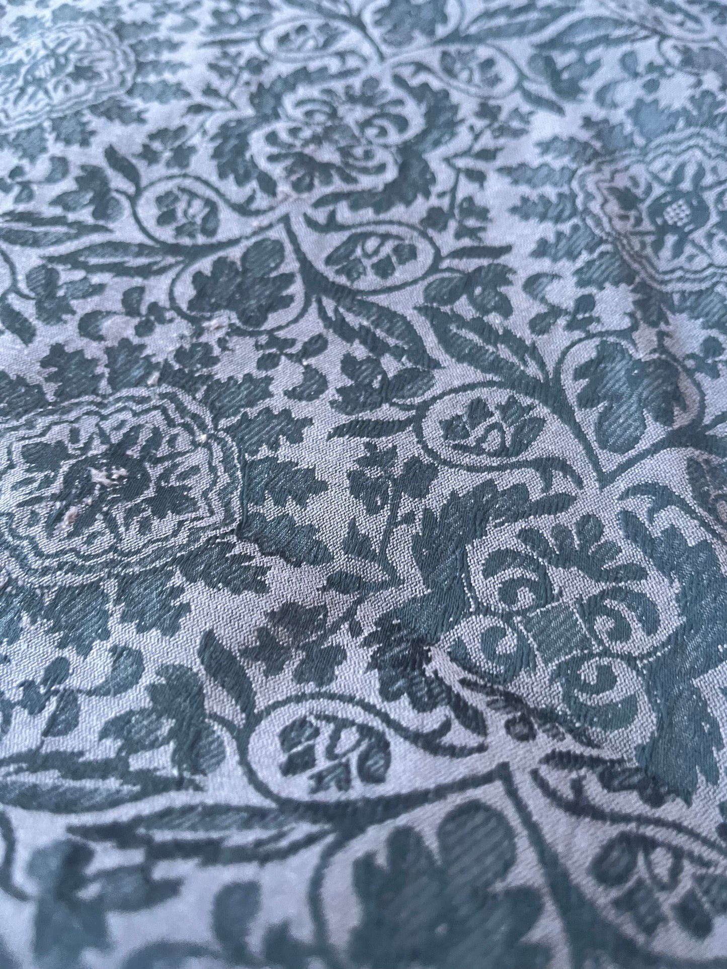 TINA 002 cotton stretch jacquard brown ornamental design