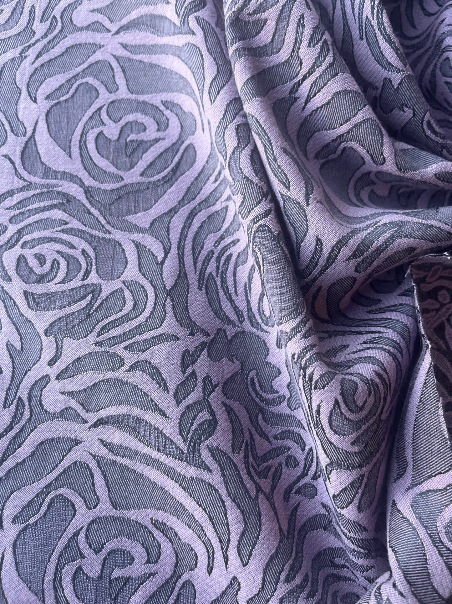 TINA 006 cotton stretch jacquard soft pink roses