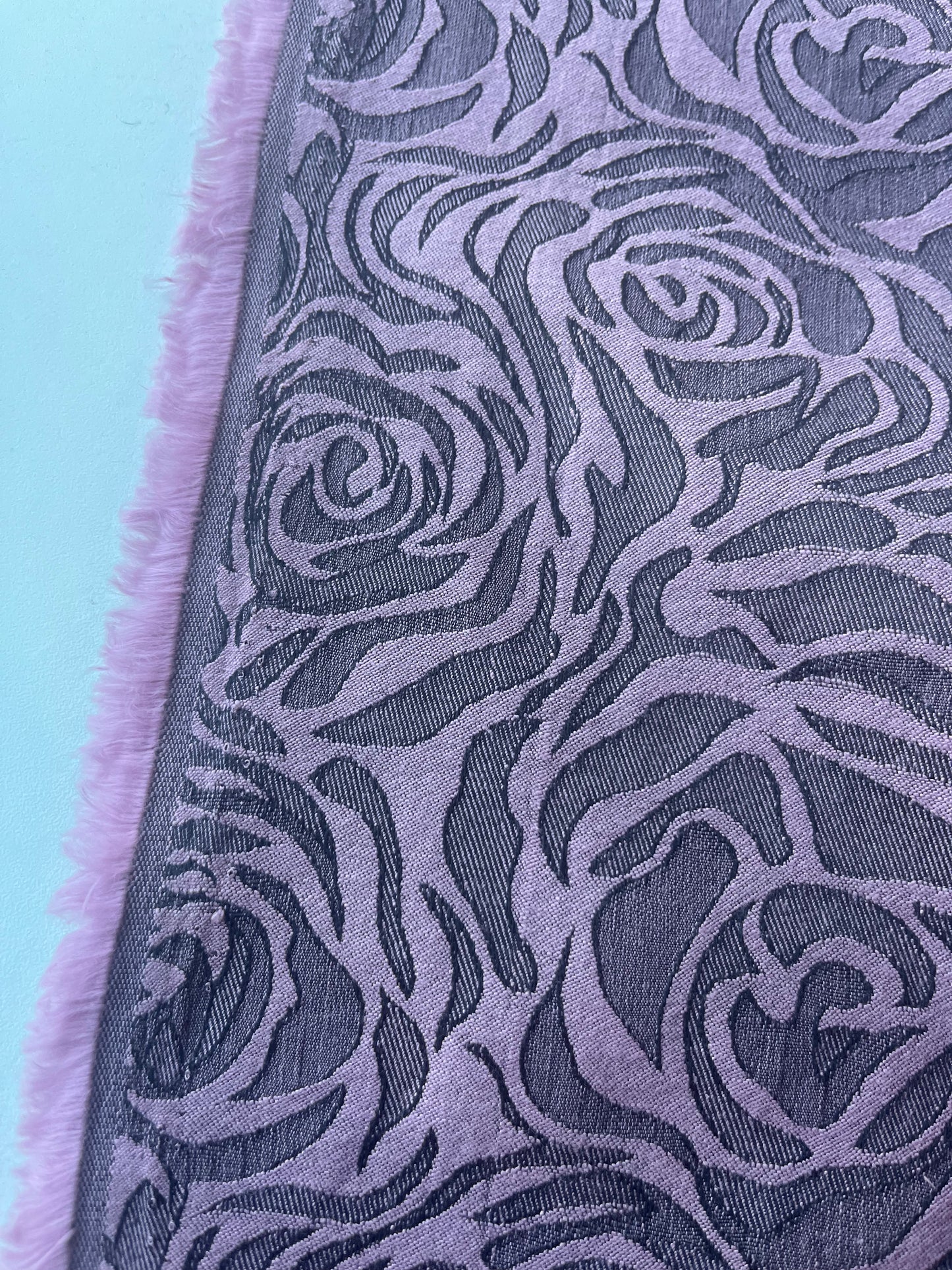 TINA 006 cotton stretch jacquard soft pink roses
