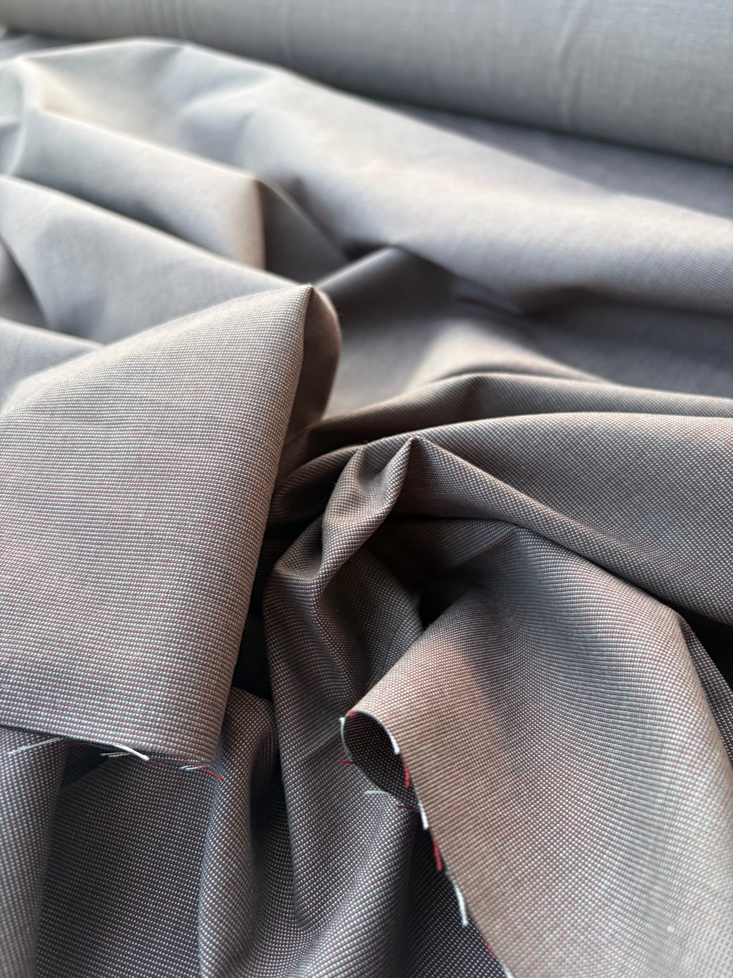 AMI 035 yarn dyed cotton mini check