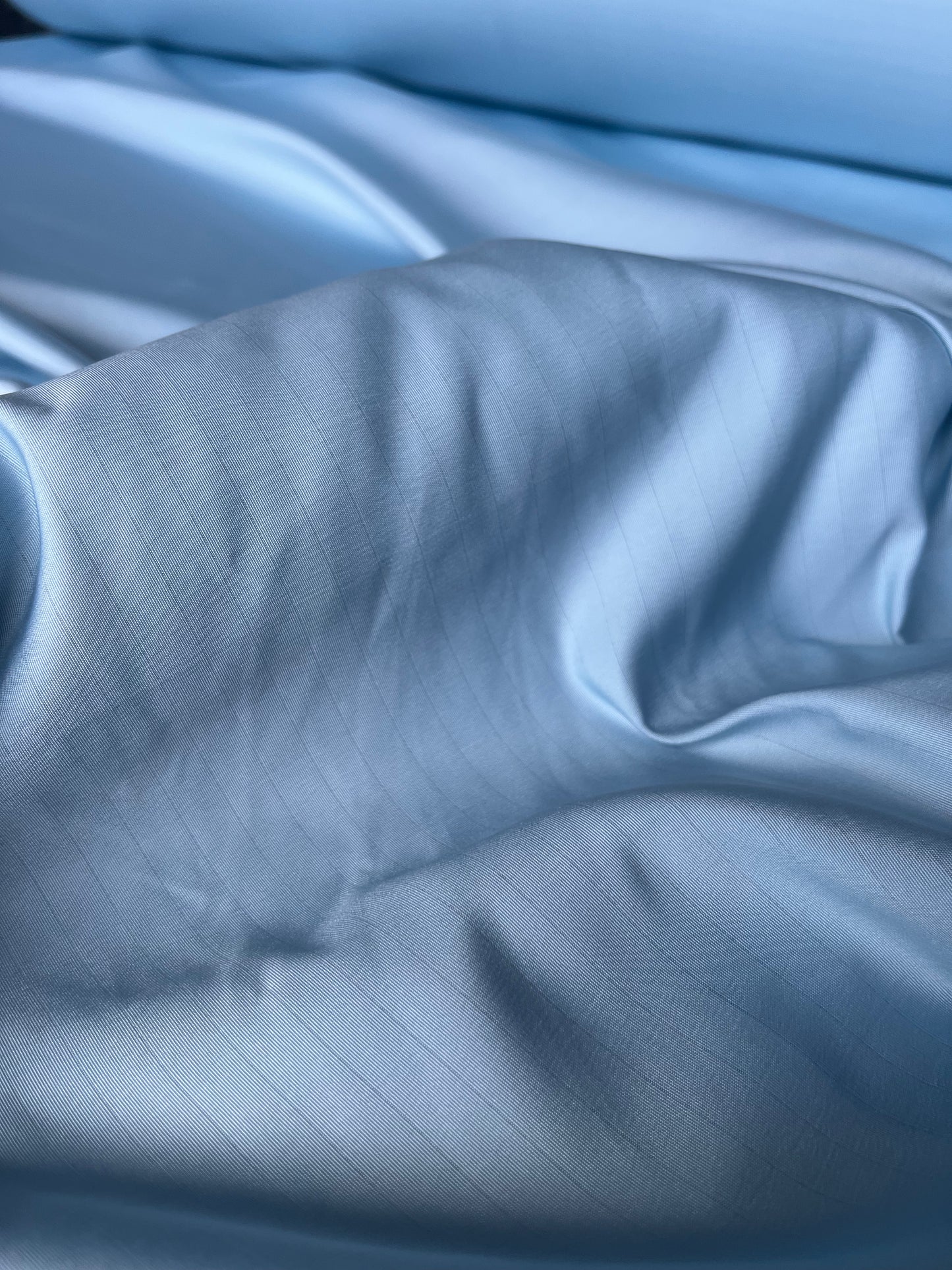 Just In Case 015 striped viscose ice blue