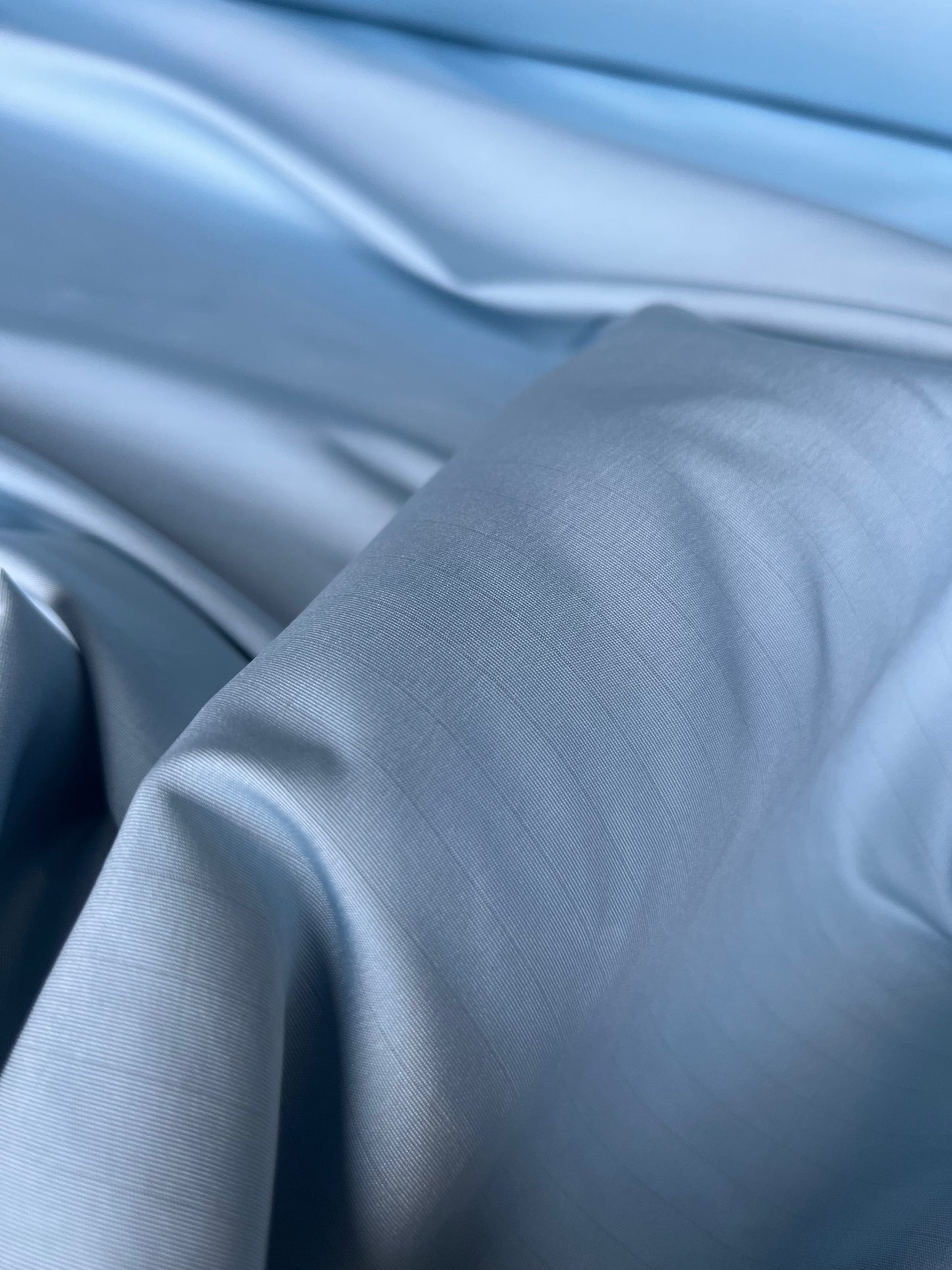 Just In Case 015 striped viscose ice blue