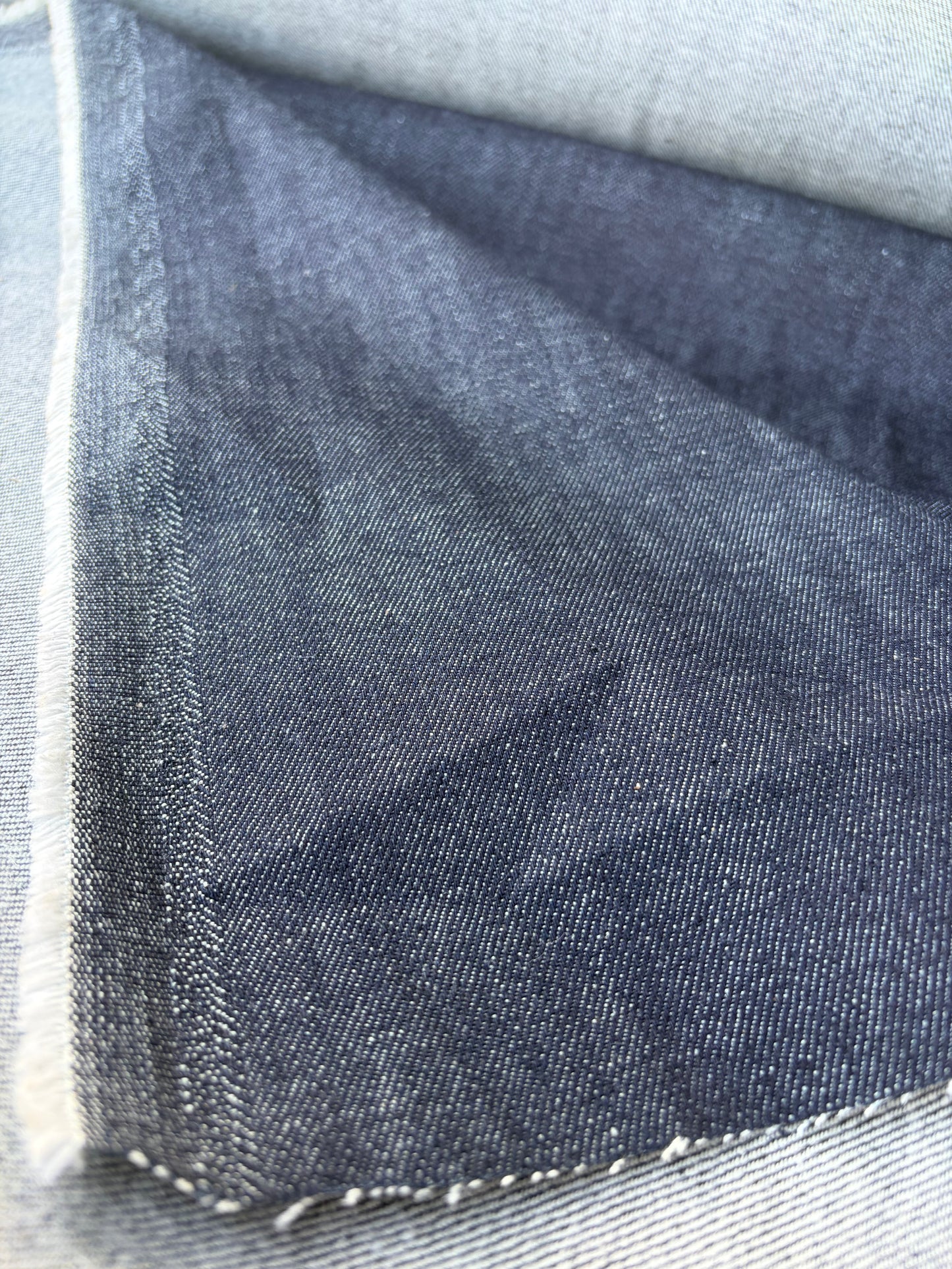 AMI 042 midweight stretch denim brushed inside