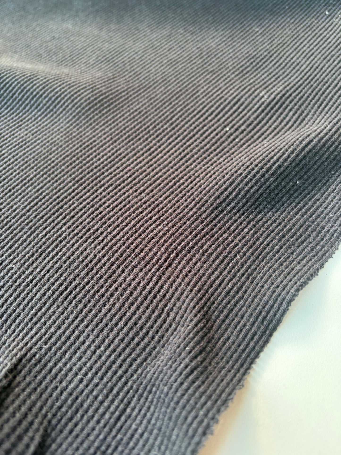 AMI 045 Jersey 2X5 rib cotton black