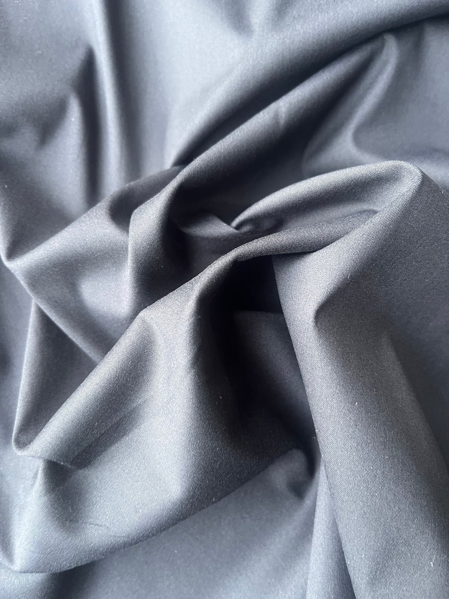 Poplin stretch prestige dark blue