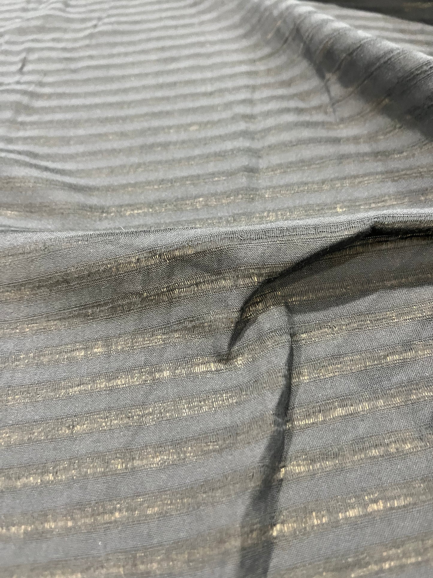 Gauze stripes charcoal