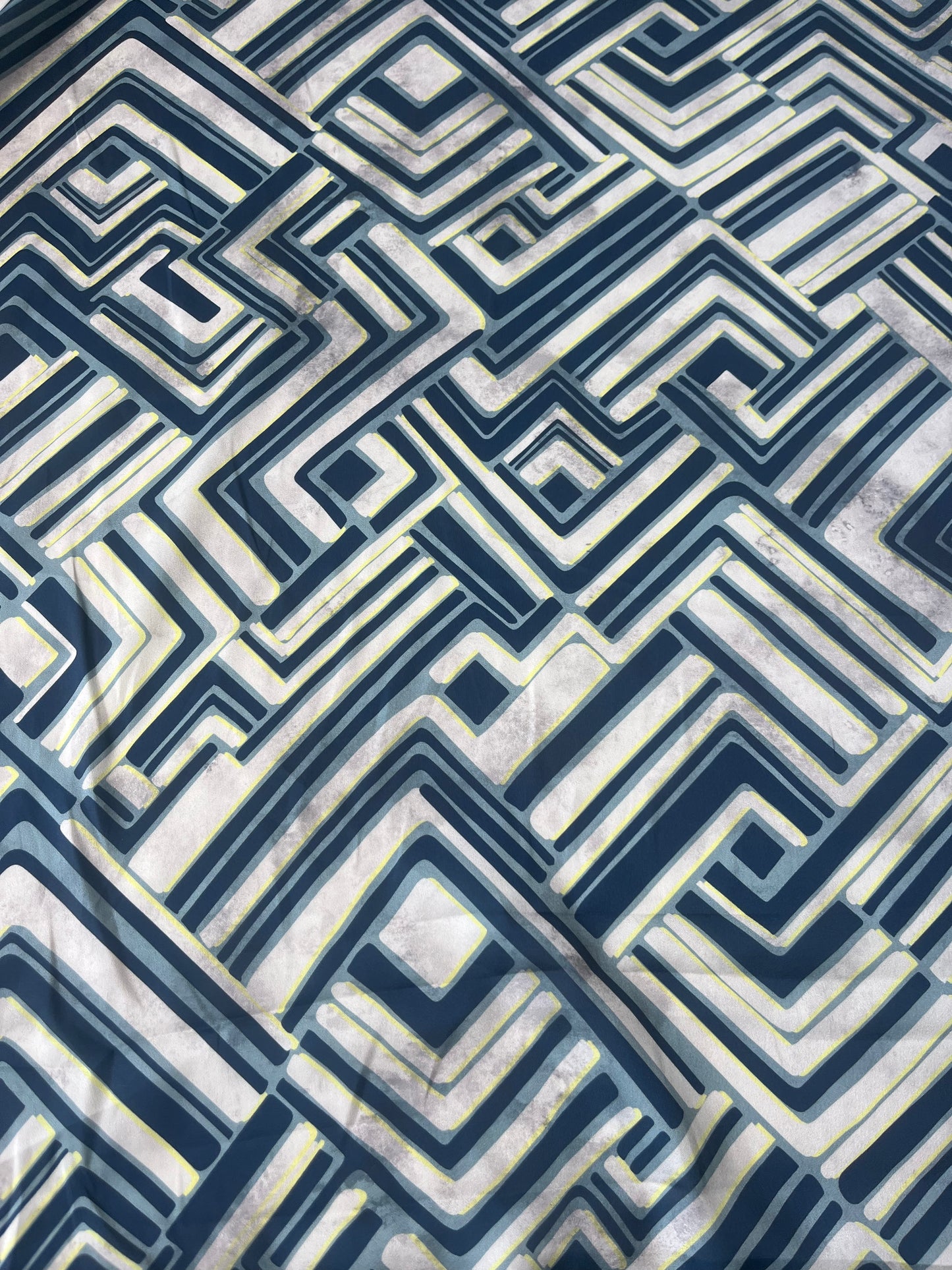 APOLLO 006 silky satin African geometric tiles