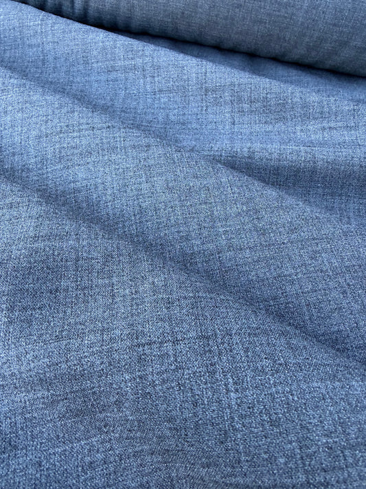 LORO 029 grey mélange toile wool stretch