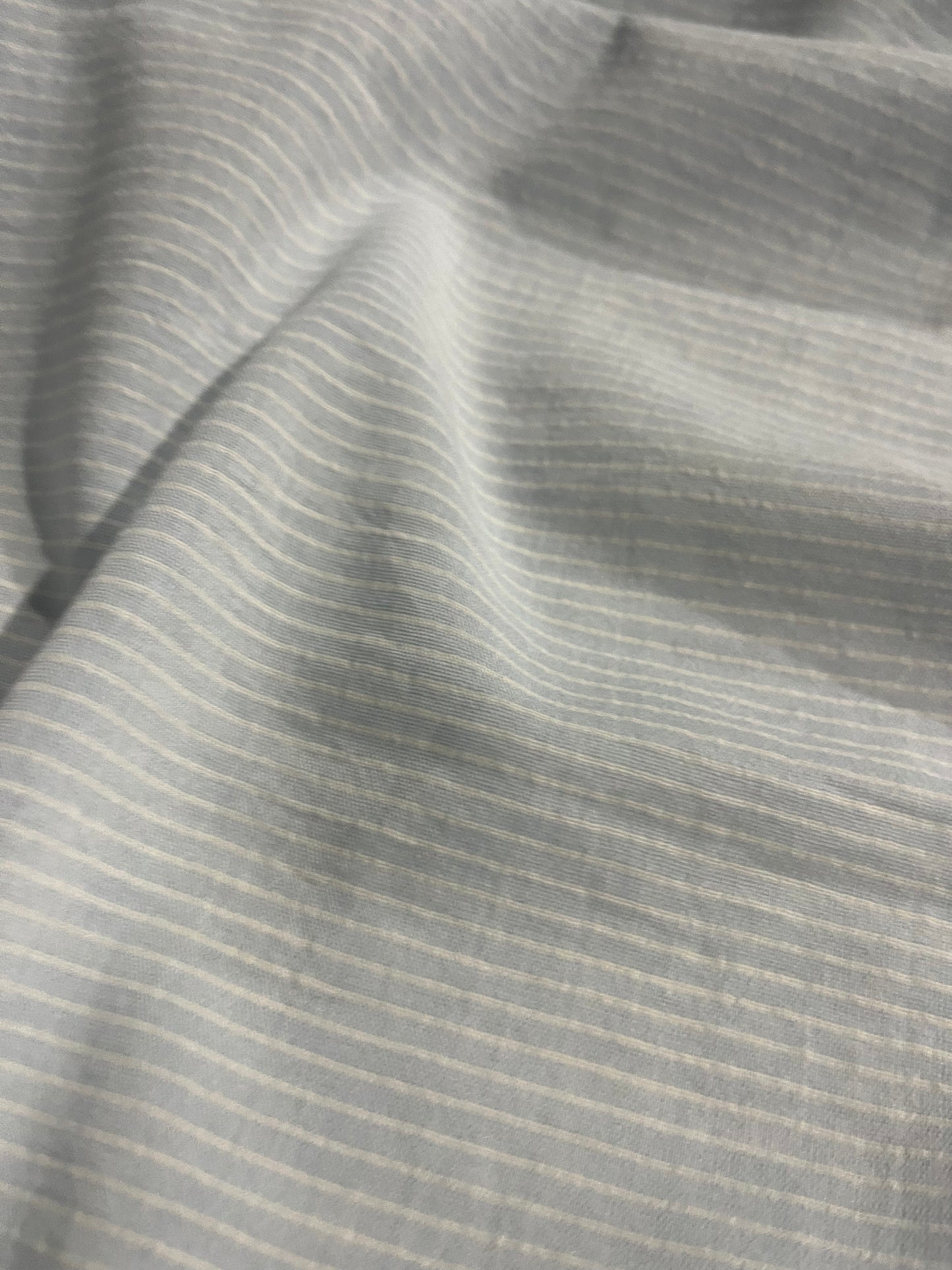 DAMIANO 001 woven cotton stripes light blue