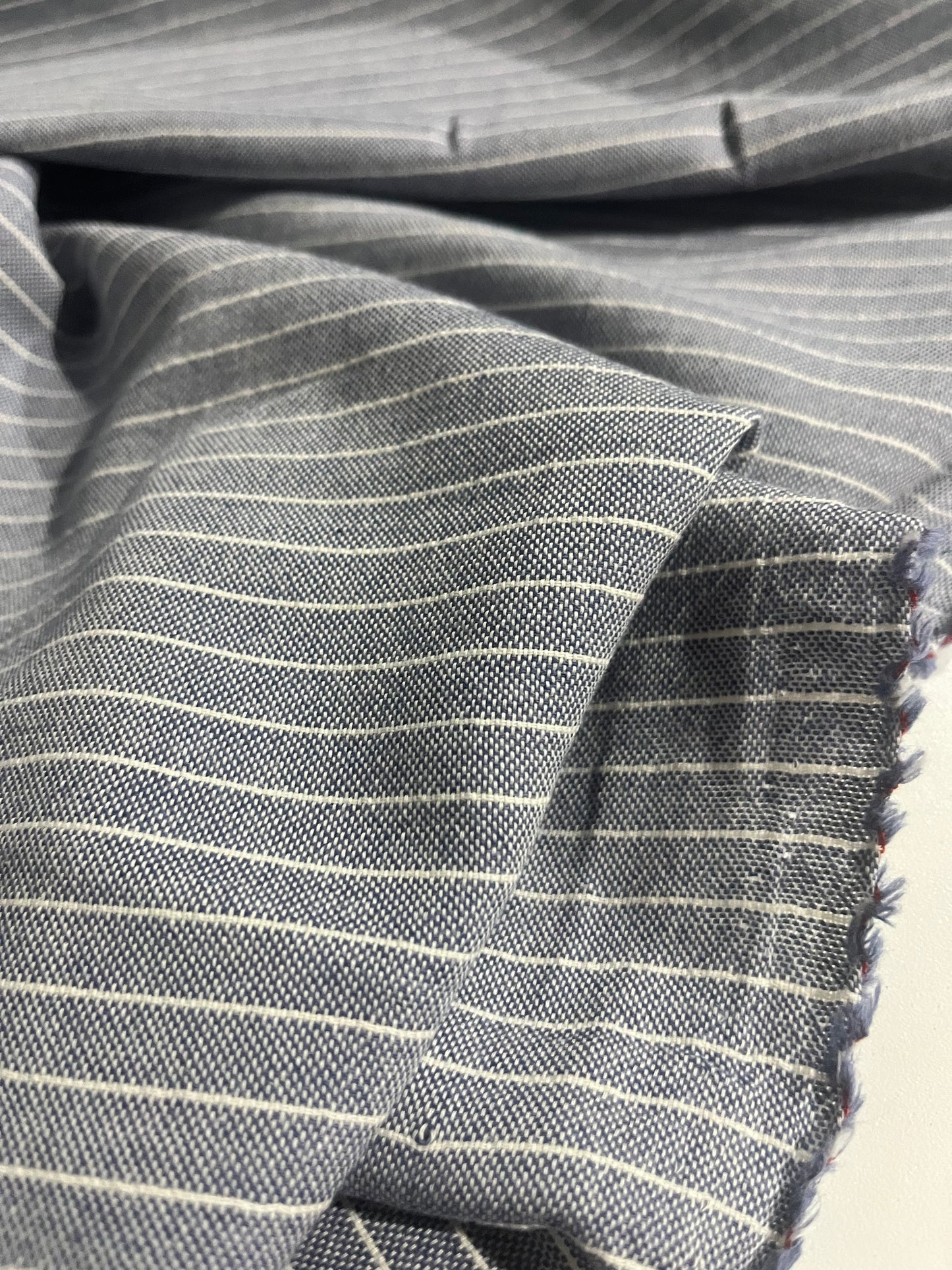 DAMIANO 003 woven canvas pinstripes