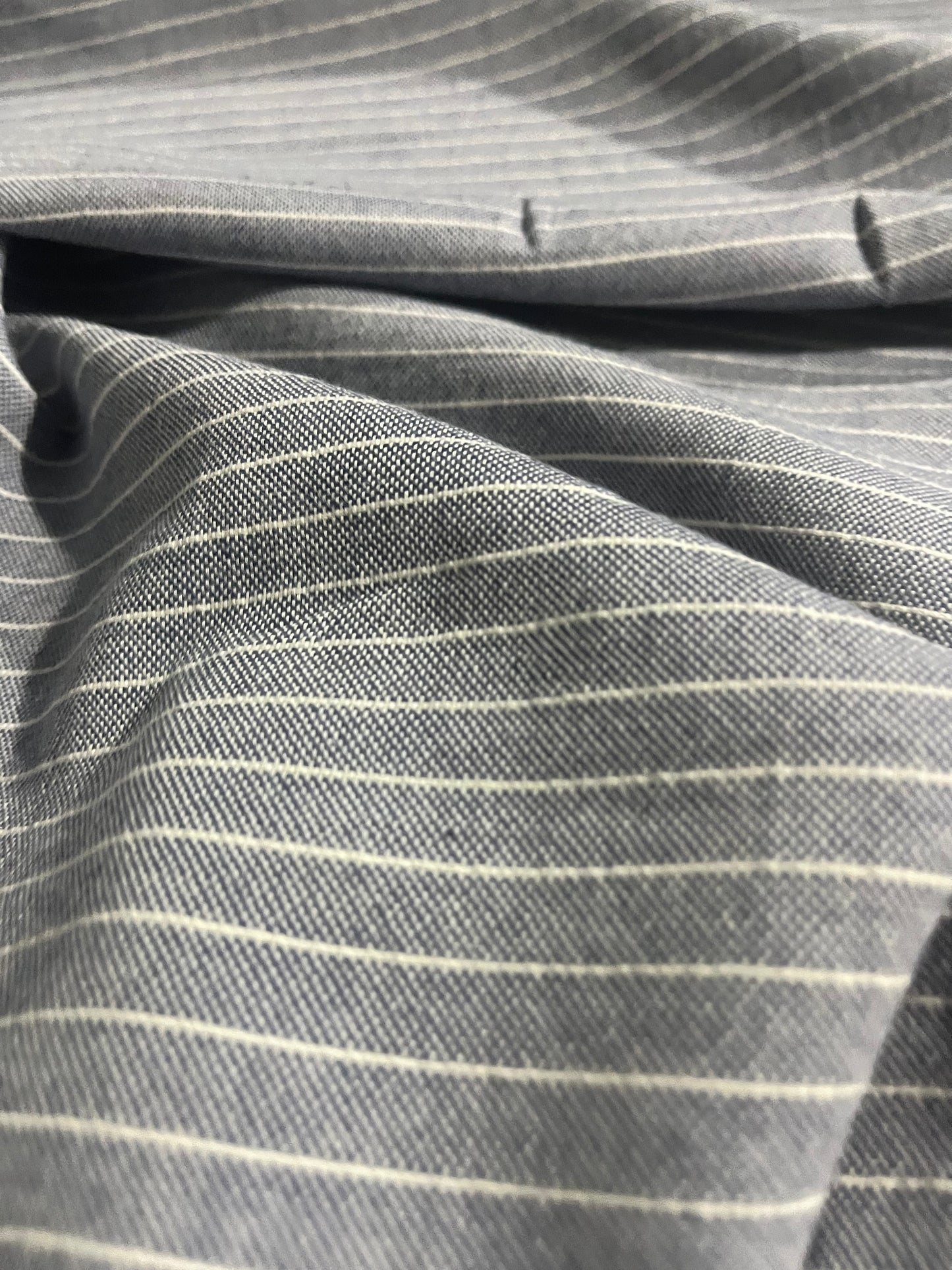 DAMIANO 003 woven canvas pinstripes