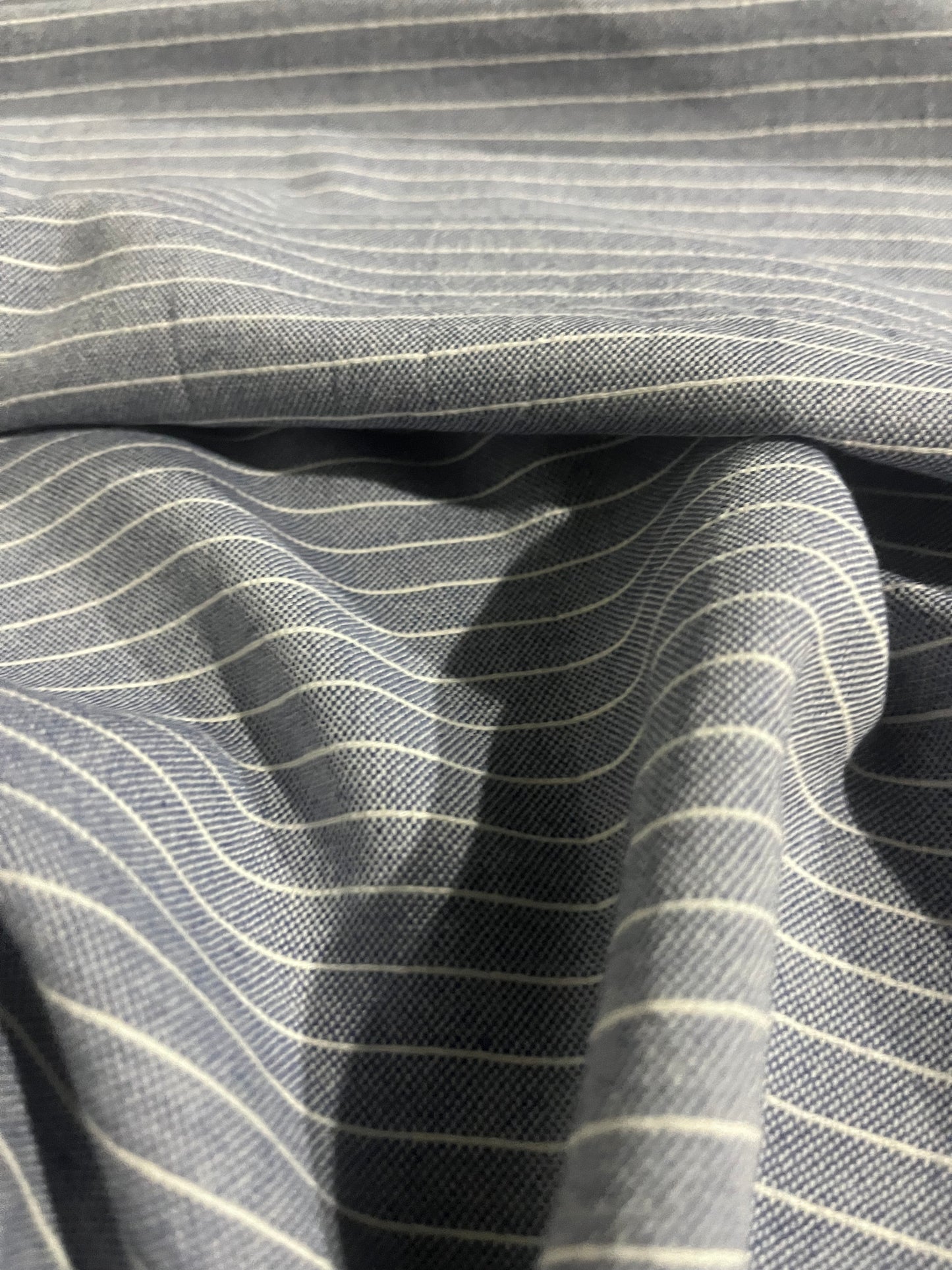 DAMIANO 003 woven canvas pinstripes
