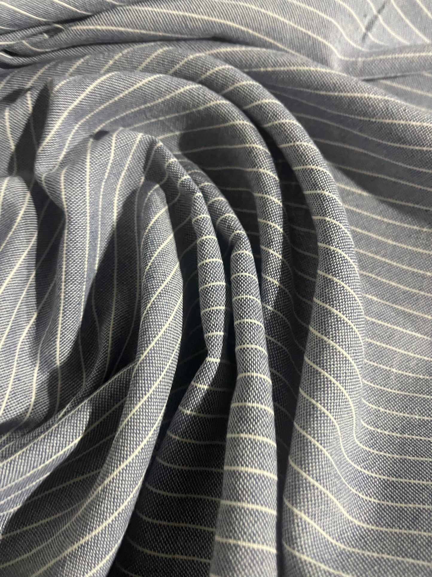 DAMIANO 003 woven canvas pinstripes