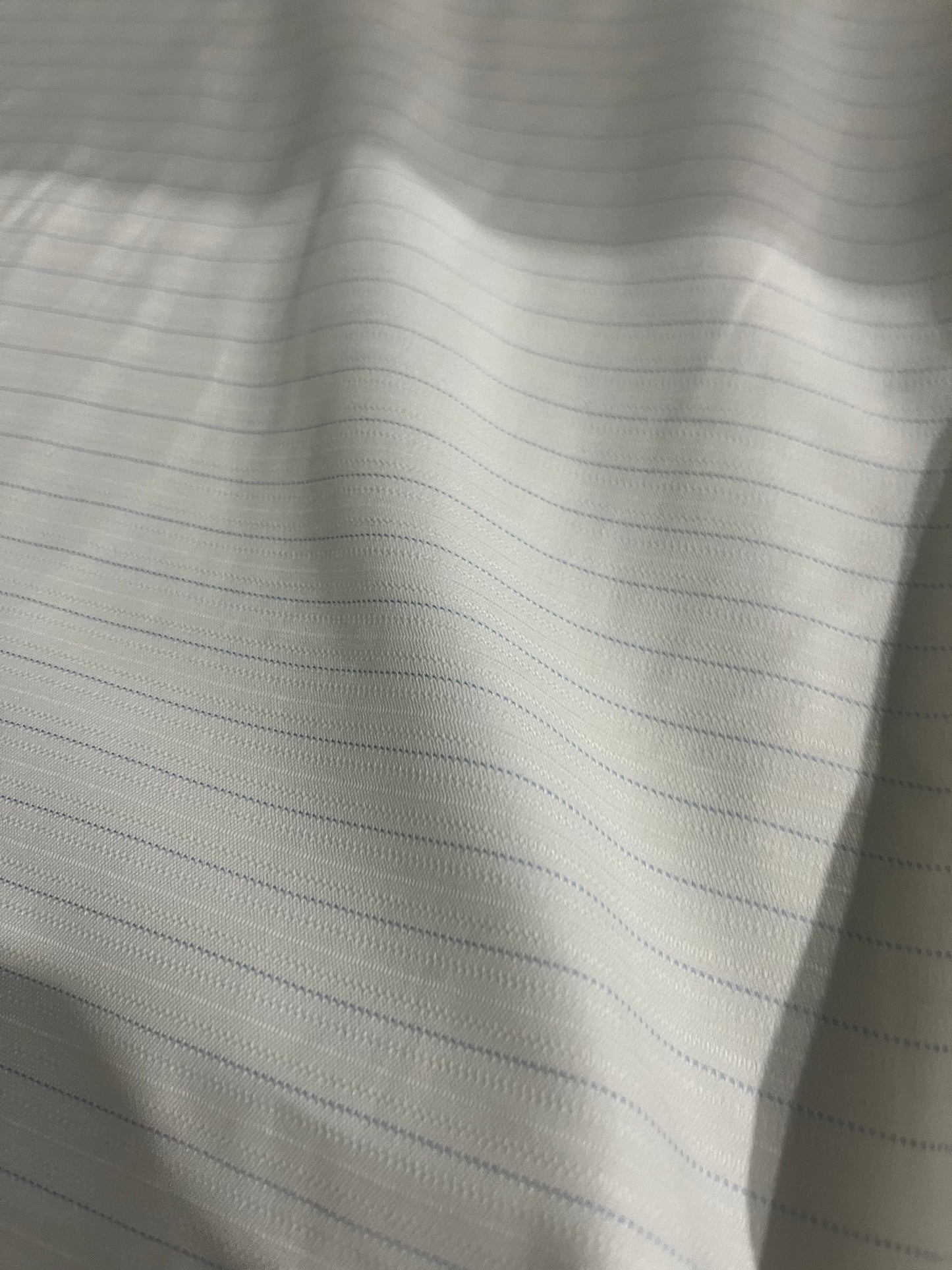 DAMIANO 004 white cotton with woven stripes