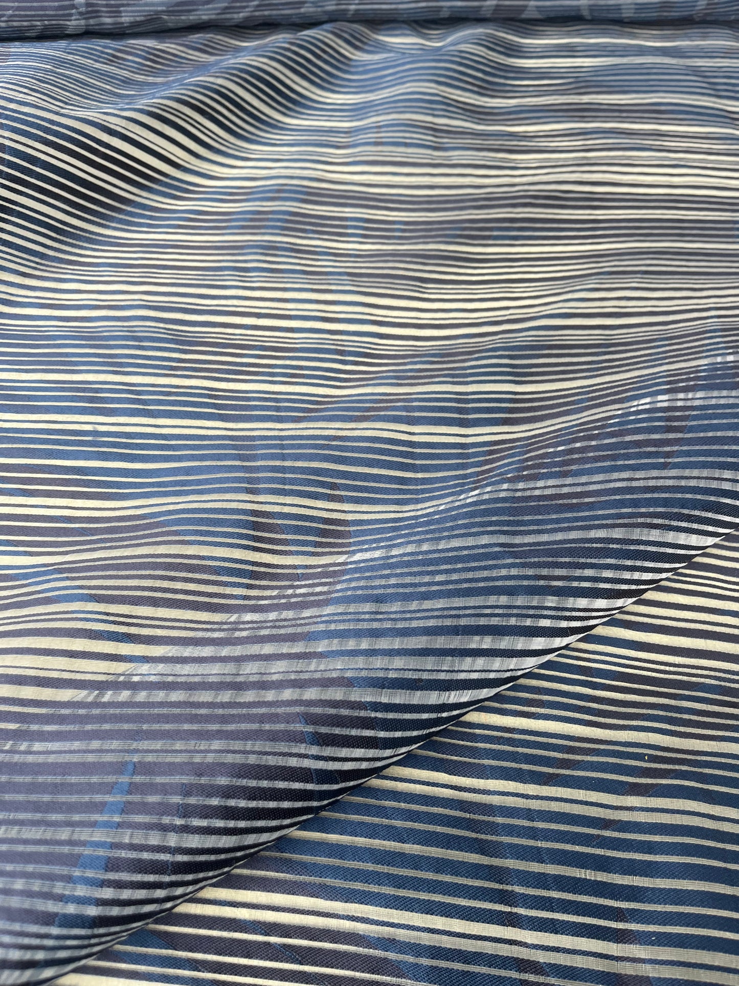 silk/ viscose voile stripes summer Party 135 G02