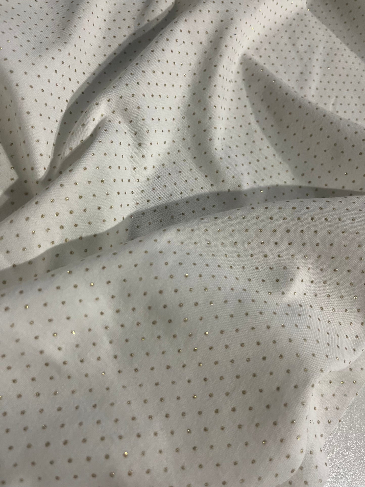 DAMIANO 012 jersey cotton with golden dots