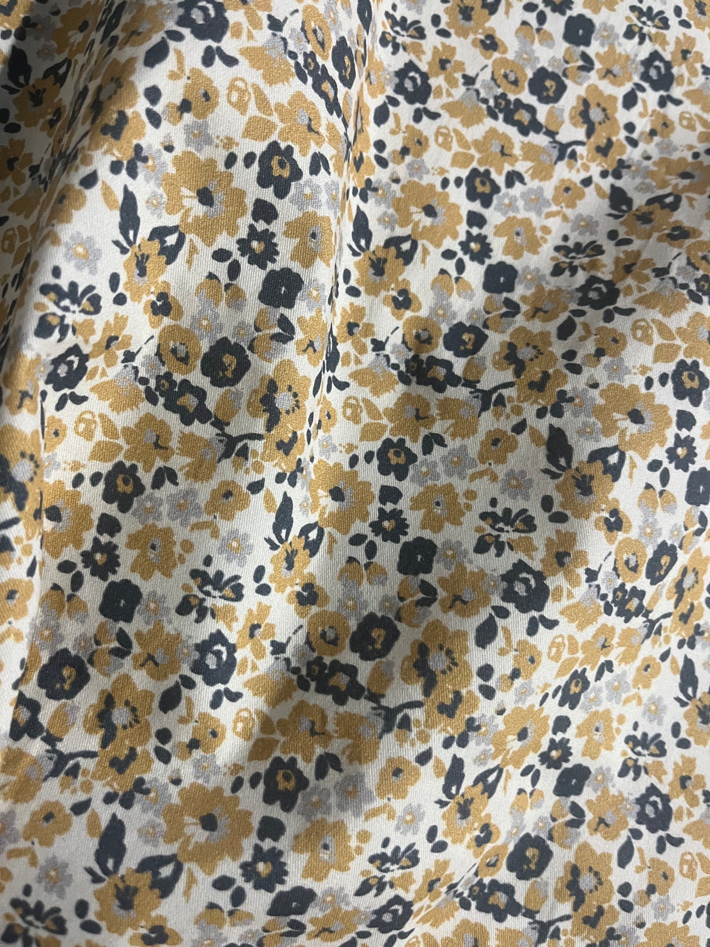 DAMIANO 015 twill cotton stretch ditsy flowers