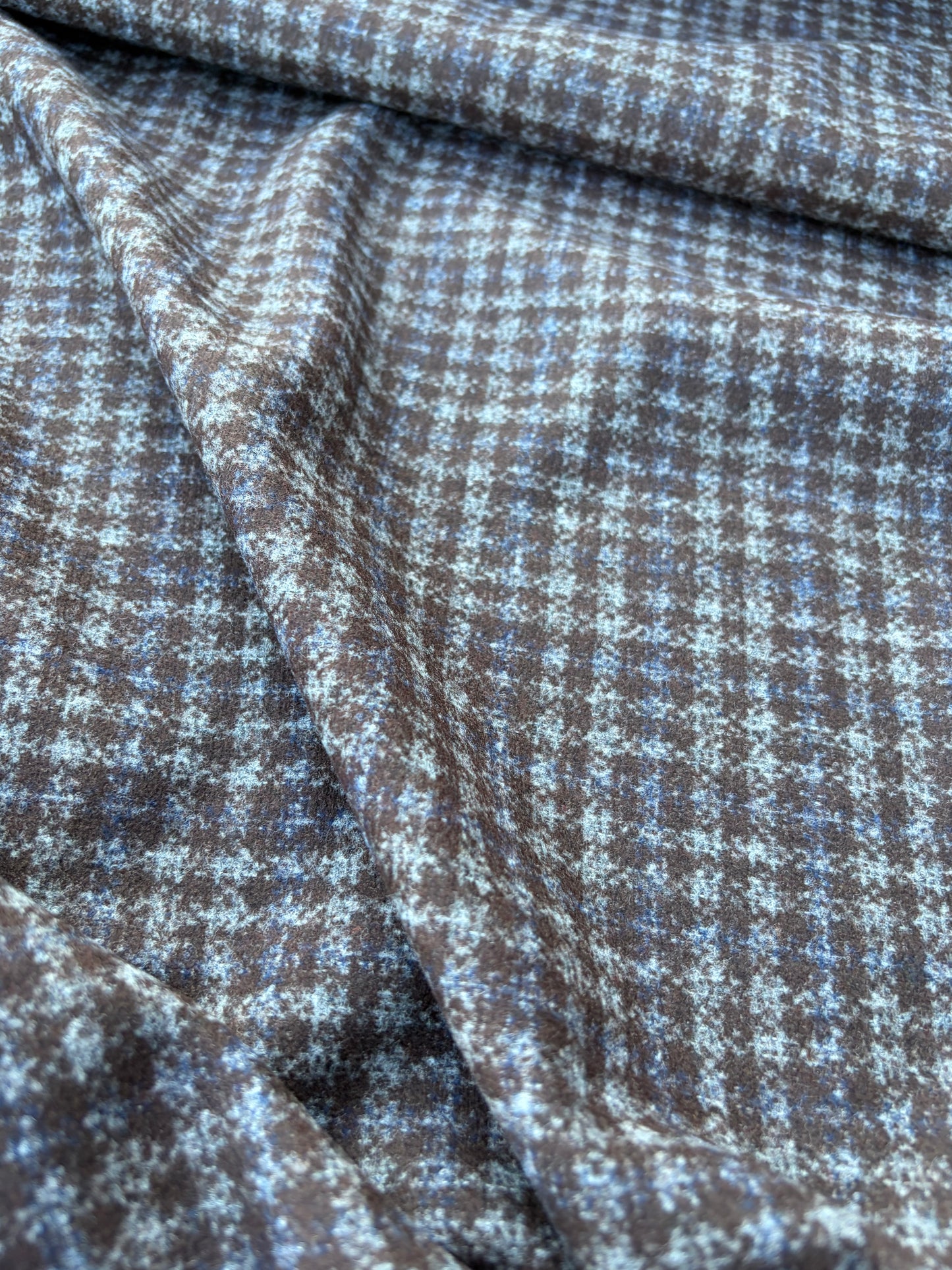 CHARLY 010 checkered brushed heavy jersey jacquard
