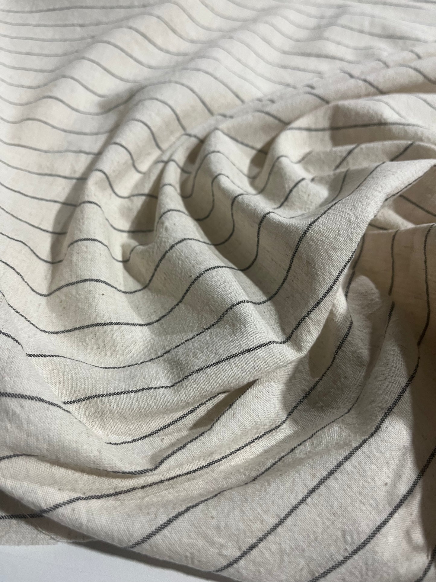 YVETTE 006 washed linen stripe