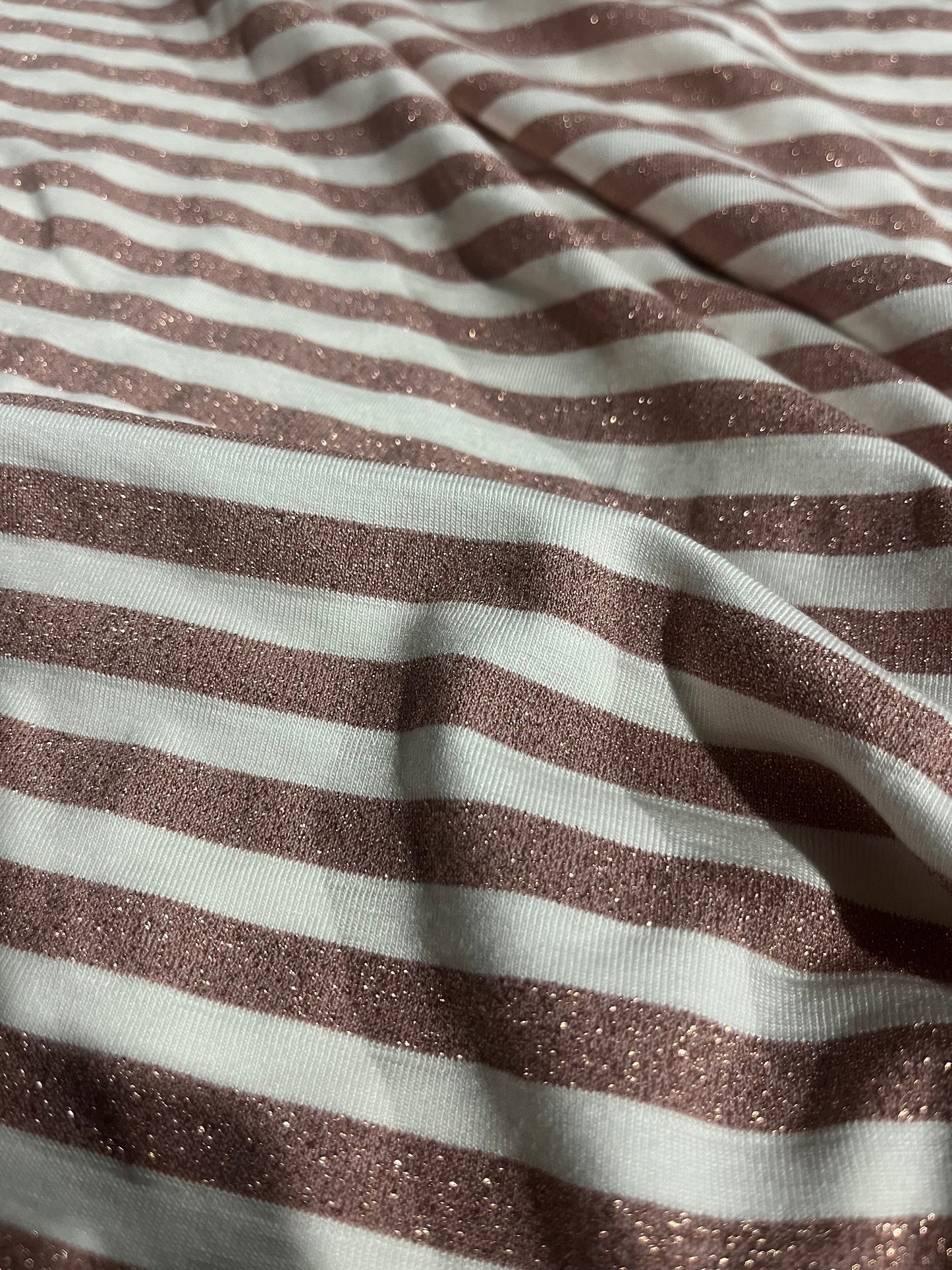 Yvette 009 viscose jersey shiny stripes