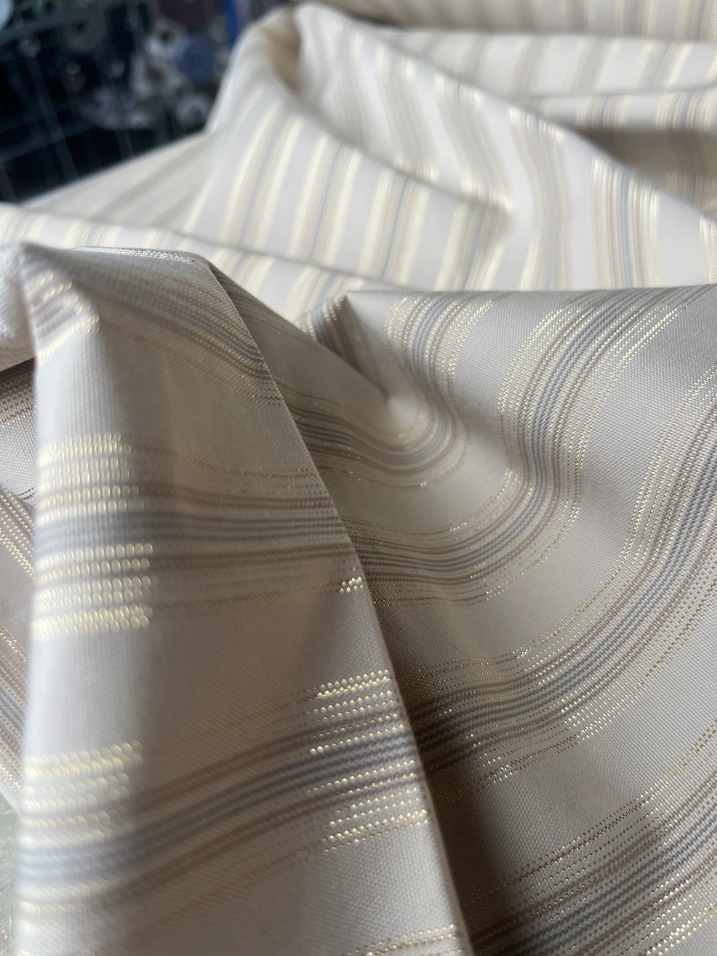 Just In Case 031 heavy cotton stripes with lurex