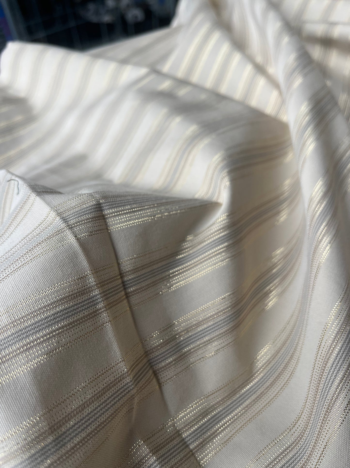 Just In Case 031 heavy cotton stripes with lurex