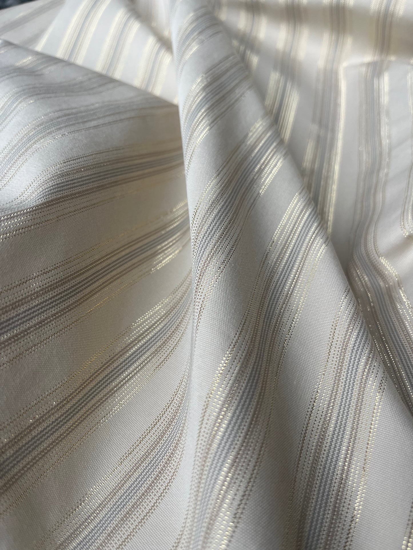 Just In Case 031 heavy cotton stripes with lurex
