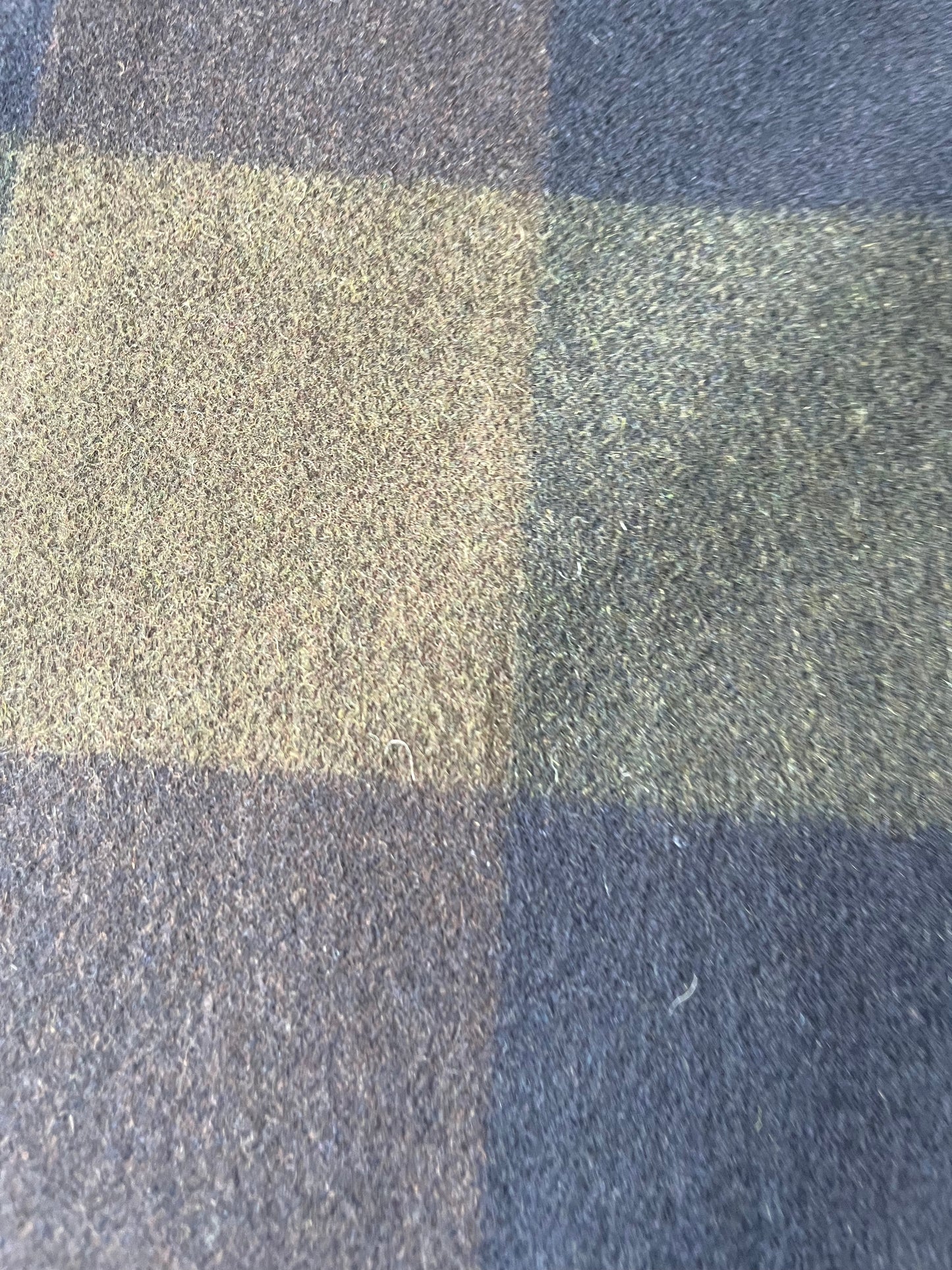 FENIX 001 heavy wool check coat fabric