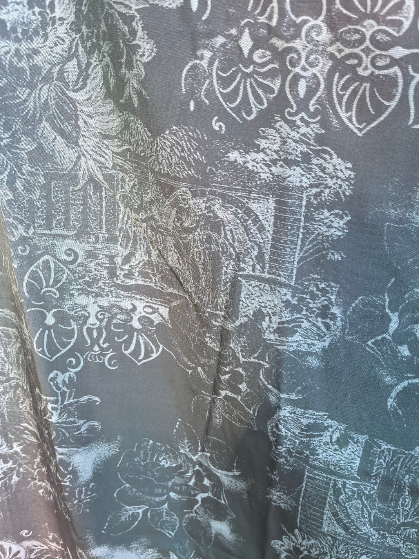 Solstice collection 4 cupro/viscose iridescent print
