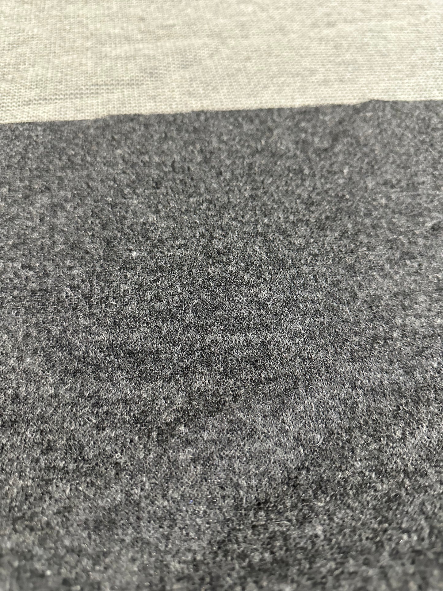 Flip Side 205 wool dark grey jersey cable structure grey