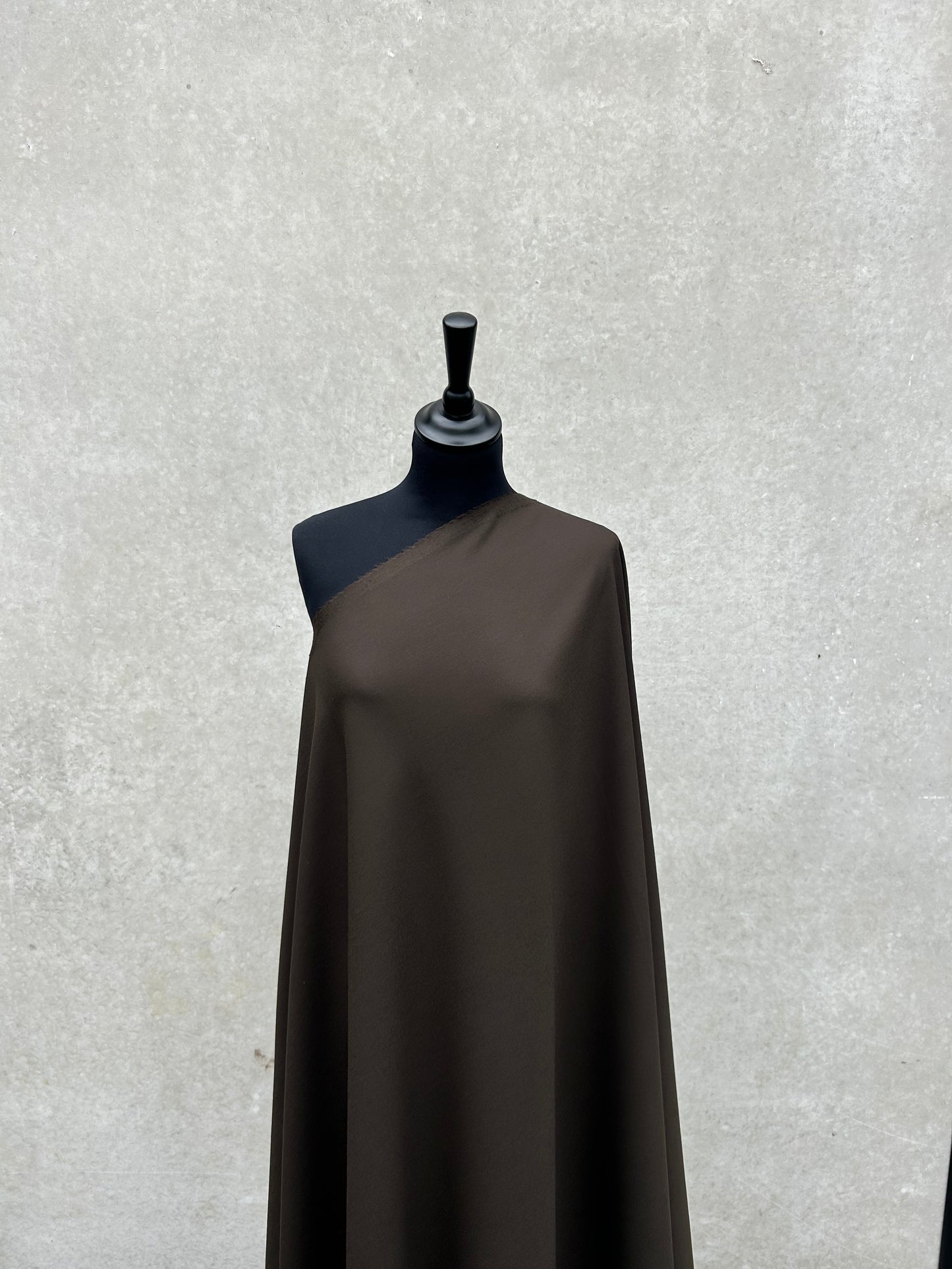 PREM10014 Loro Piana light wool gabardine brown